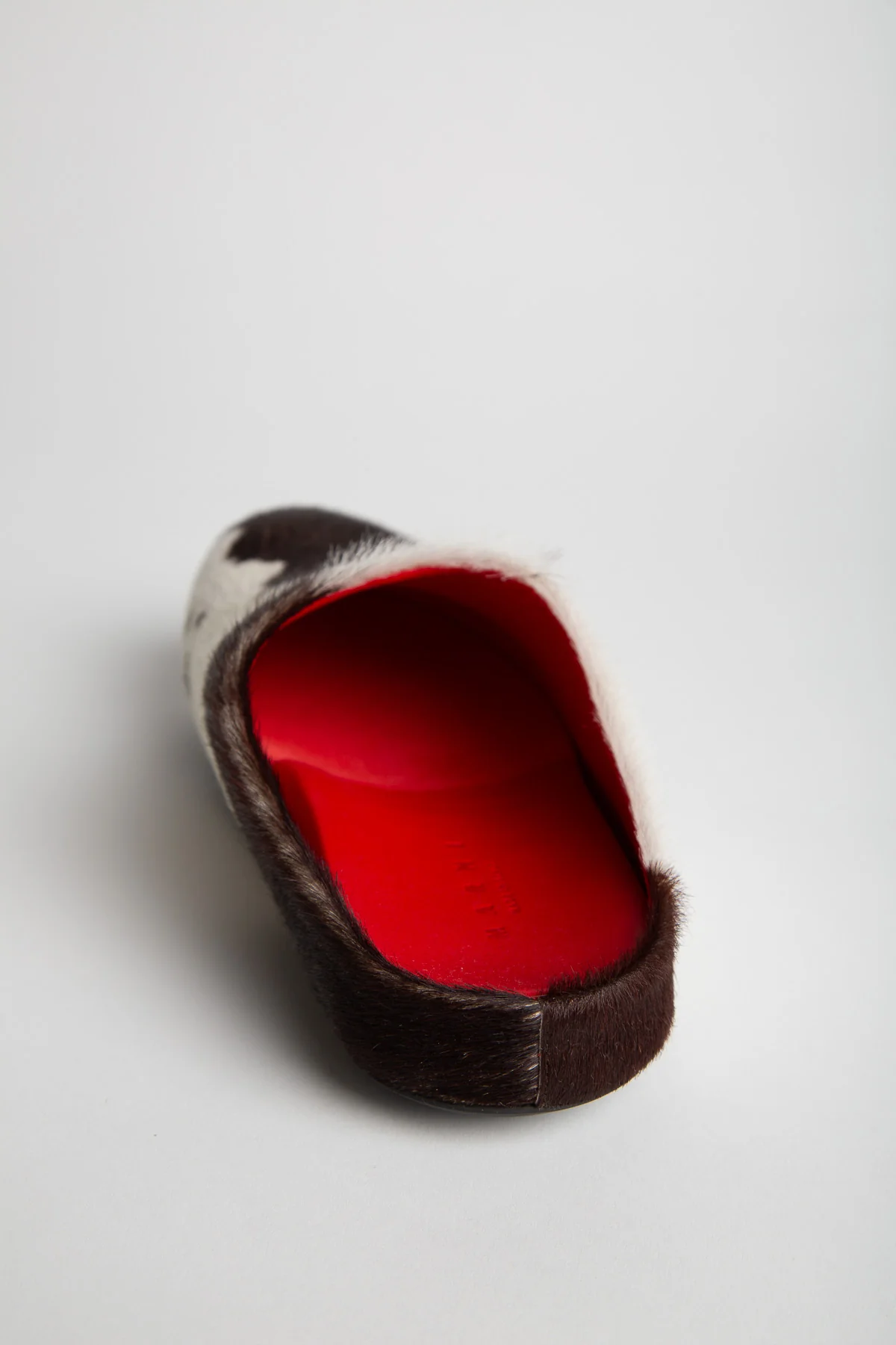 Marni | Cow-Print Ponyhair Fussett Sabot - Image 4