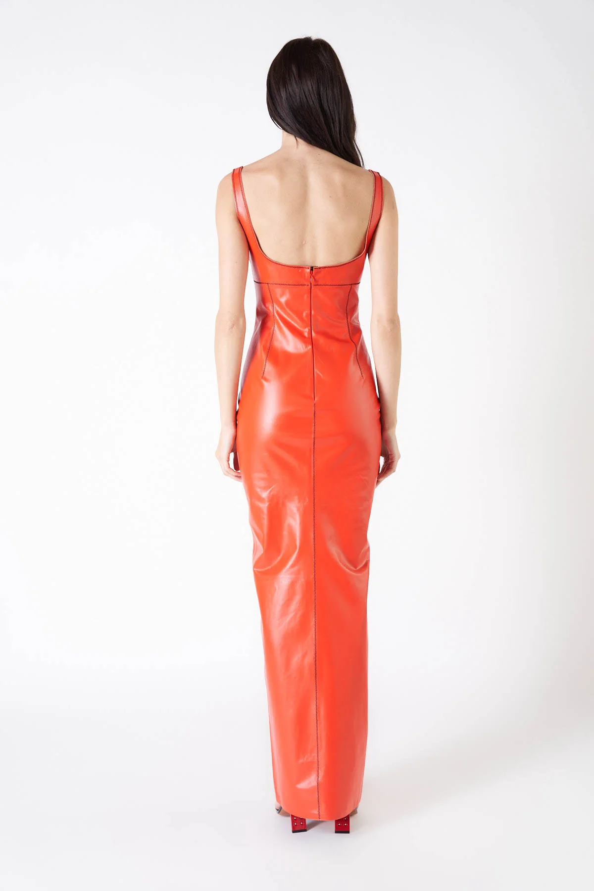 MARNI | LAMBSKIN LEATHER DRESS - Image 4