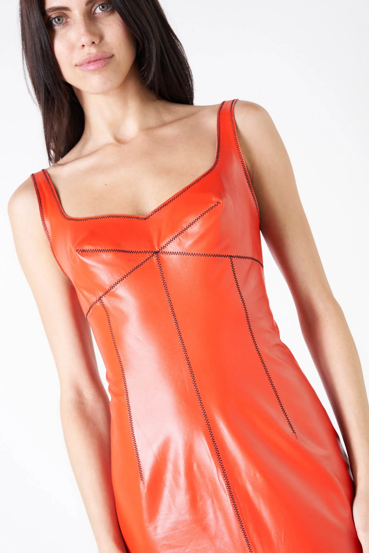 MARNI | LAMBSKIN LEATHER DRESS - Image 5