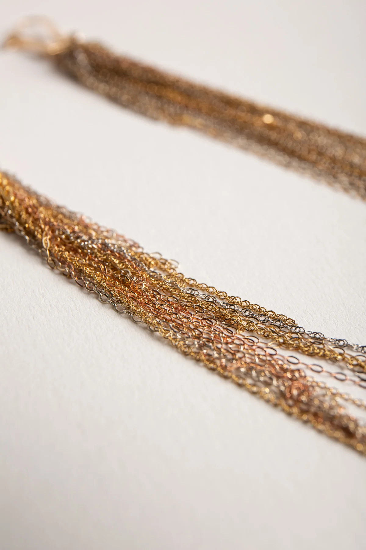 MARTIN BERNSTEIN | GOLD DIAMOND CHAIN EARRINGS - Image 3
