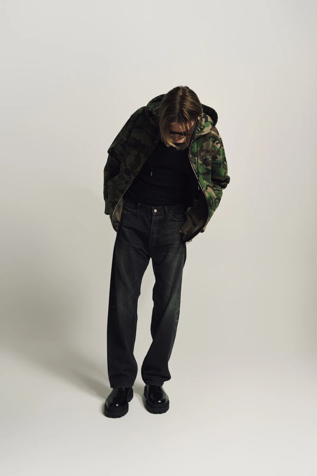 MASTERMIND | CAMO ZIP-UP HOODIE