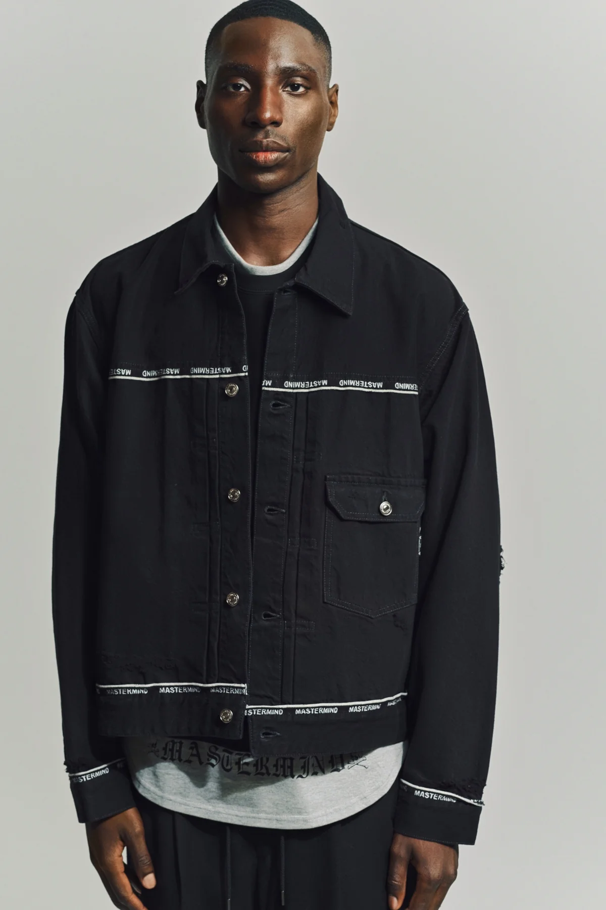 MASTERMIND | INSIDE-OUT DENIM JACKET - Image 2