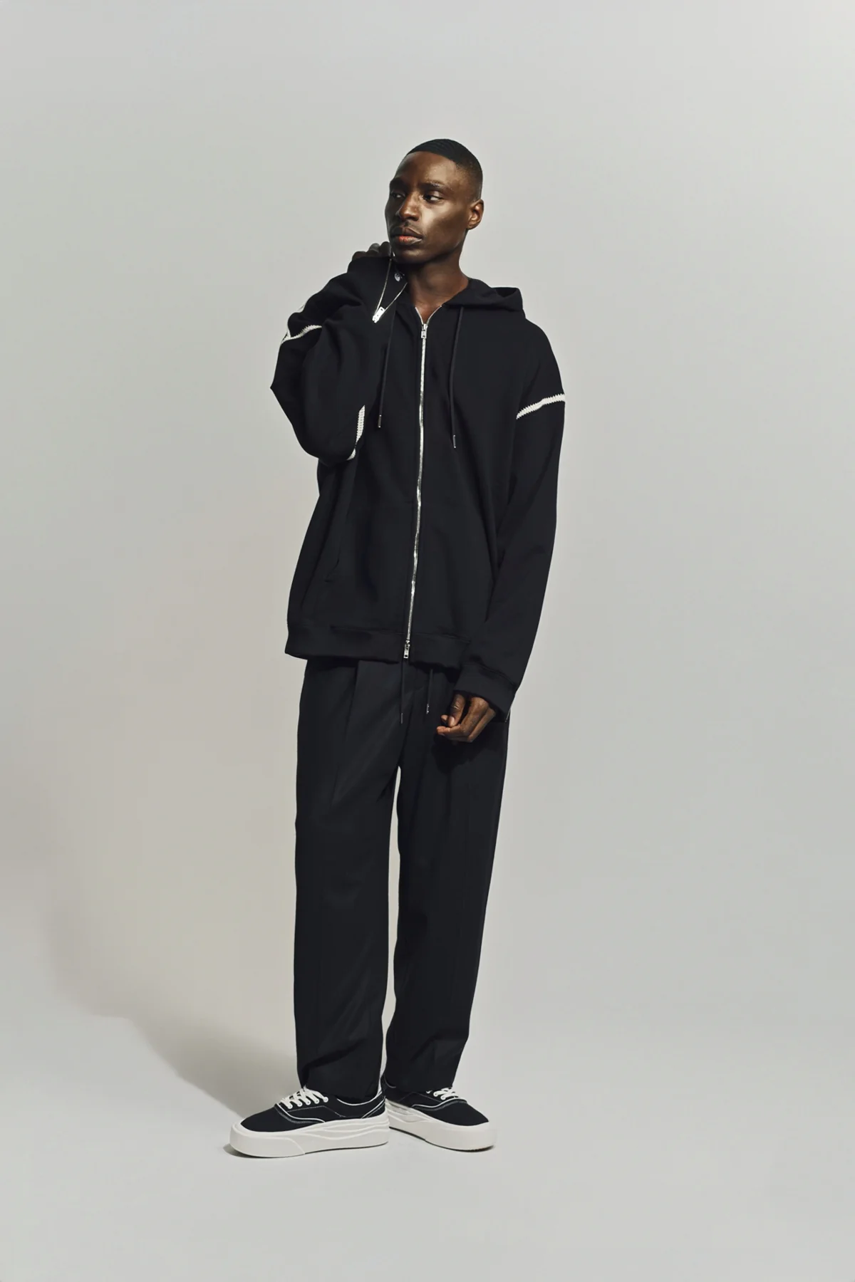 MASTERMIND | WHIPSTITCH ZIP-UP HOODIE