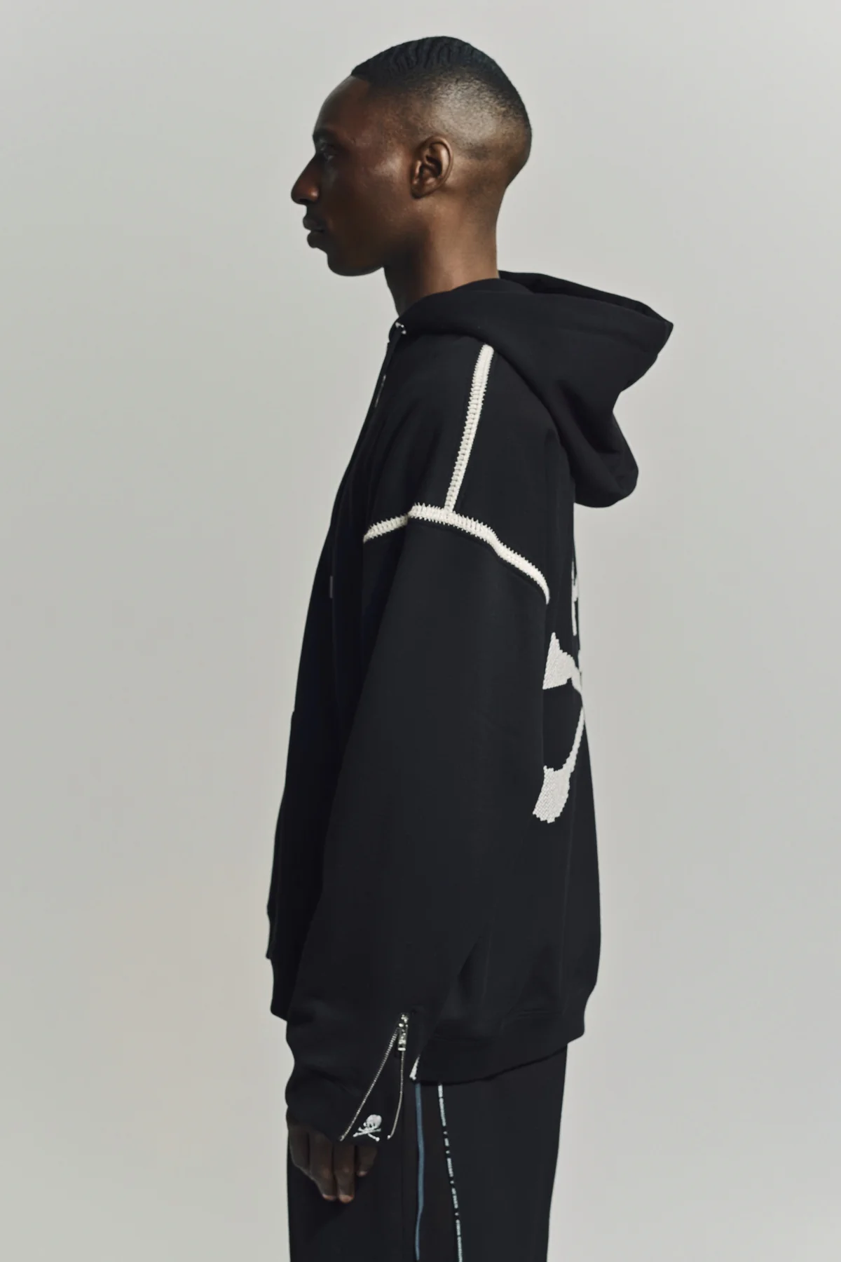 MASTERMIND | WHIPSTITCH ZIP-UP HOODIE - Image 3