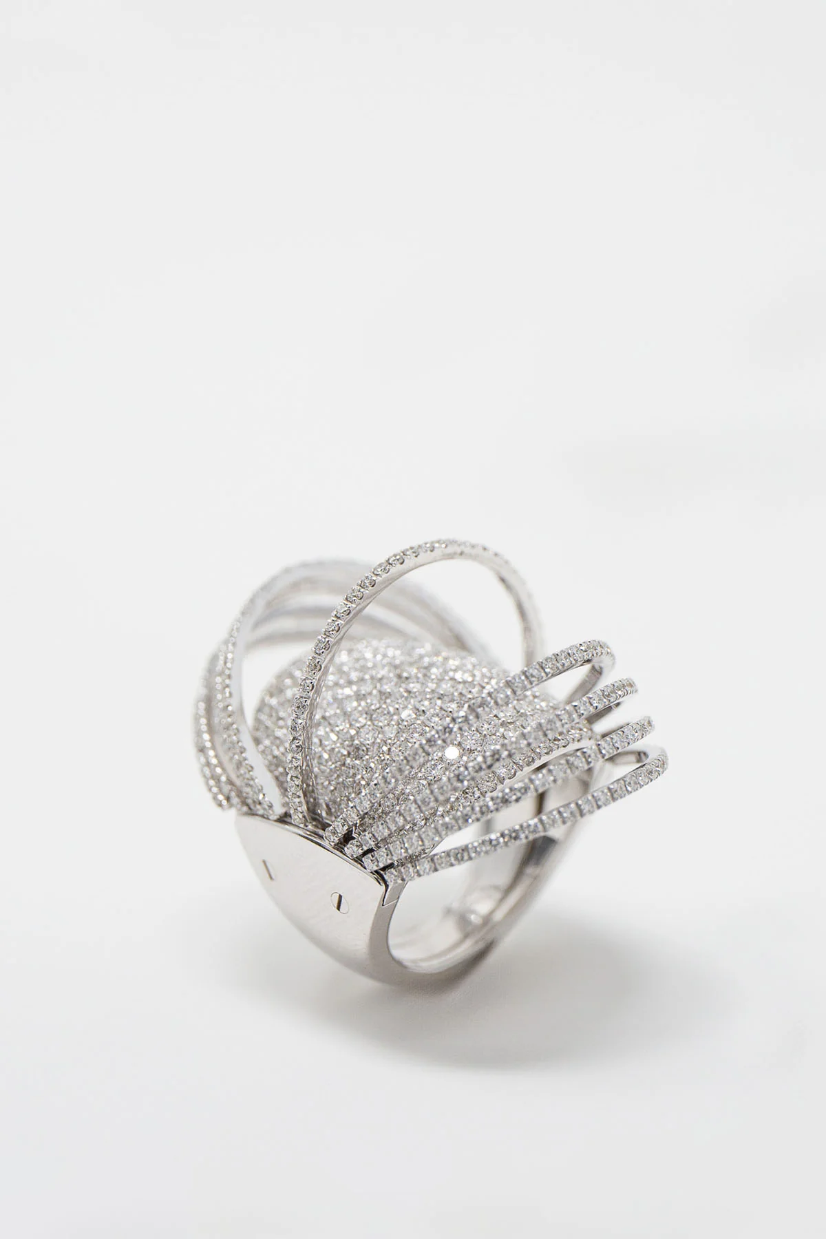 MATTIA CIELO | 18K WHITE GOLD DIAMOND RING