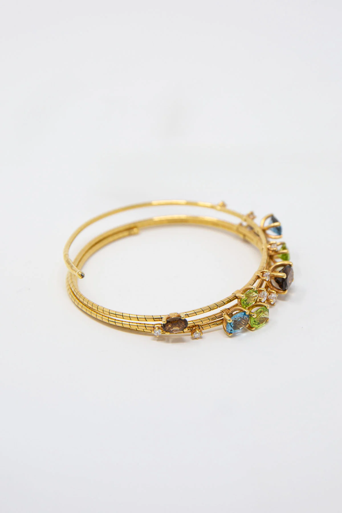 MATTIA CIELO | MULTI STONE SPIRAL BRACELET - Image 4