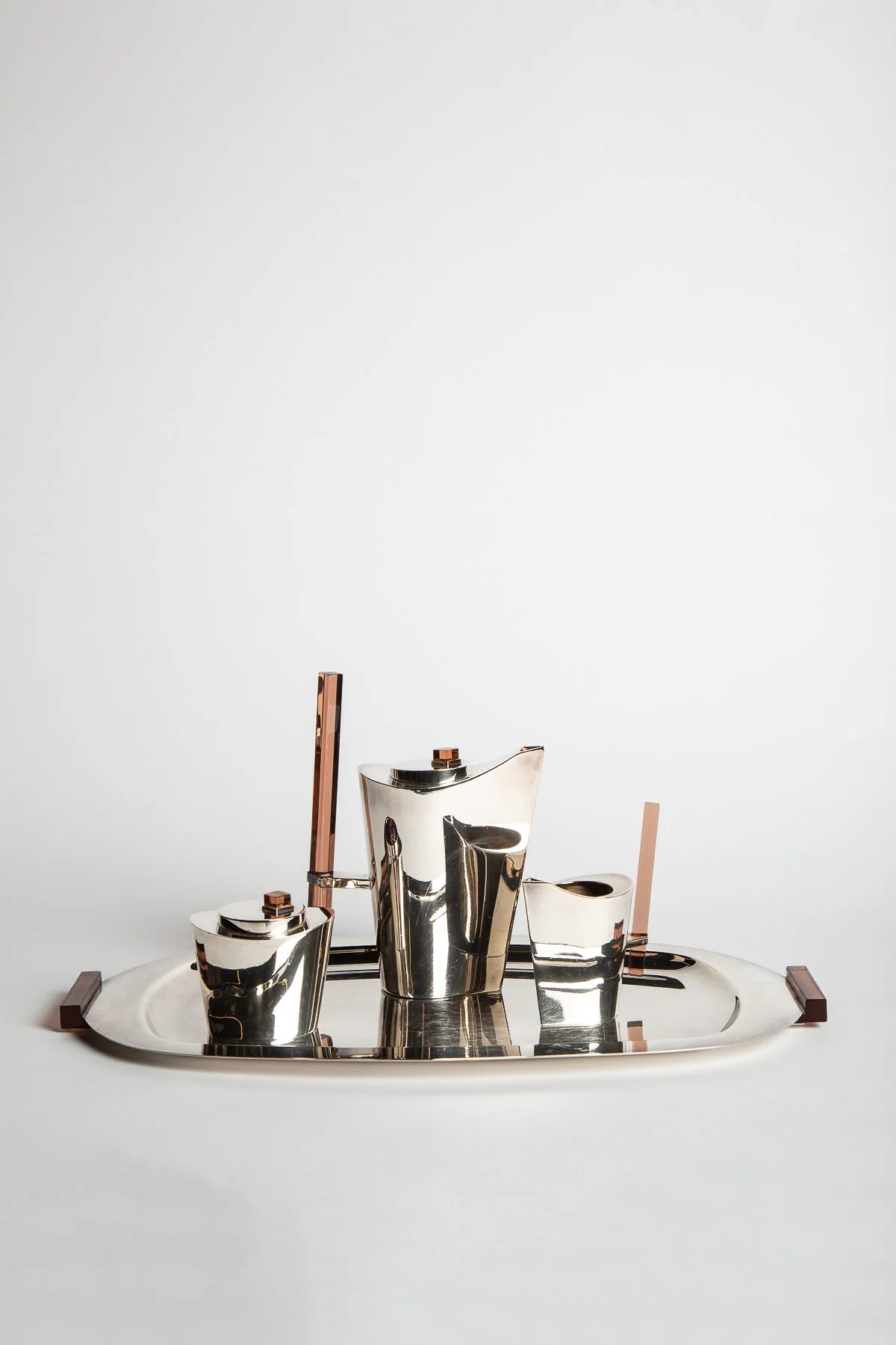 MAXFIELD PRIVATE COLLECTION | 4-PIECE SILVER TEA SET