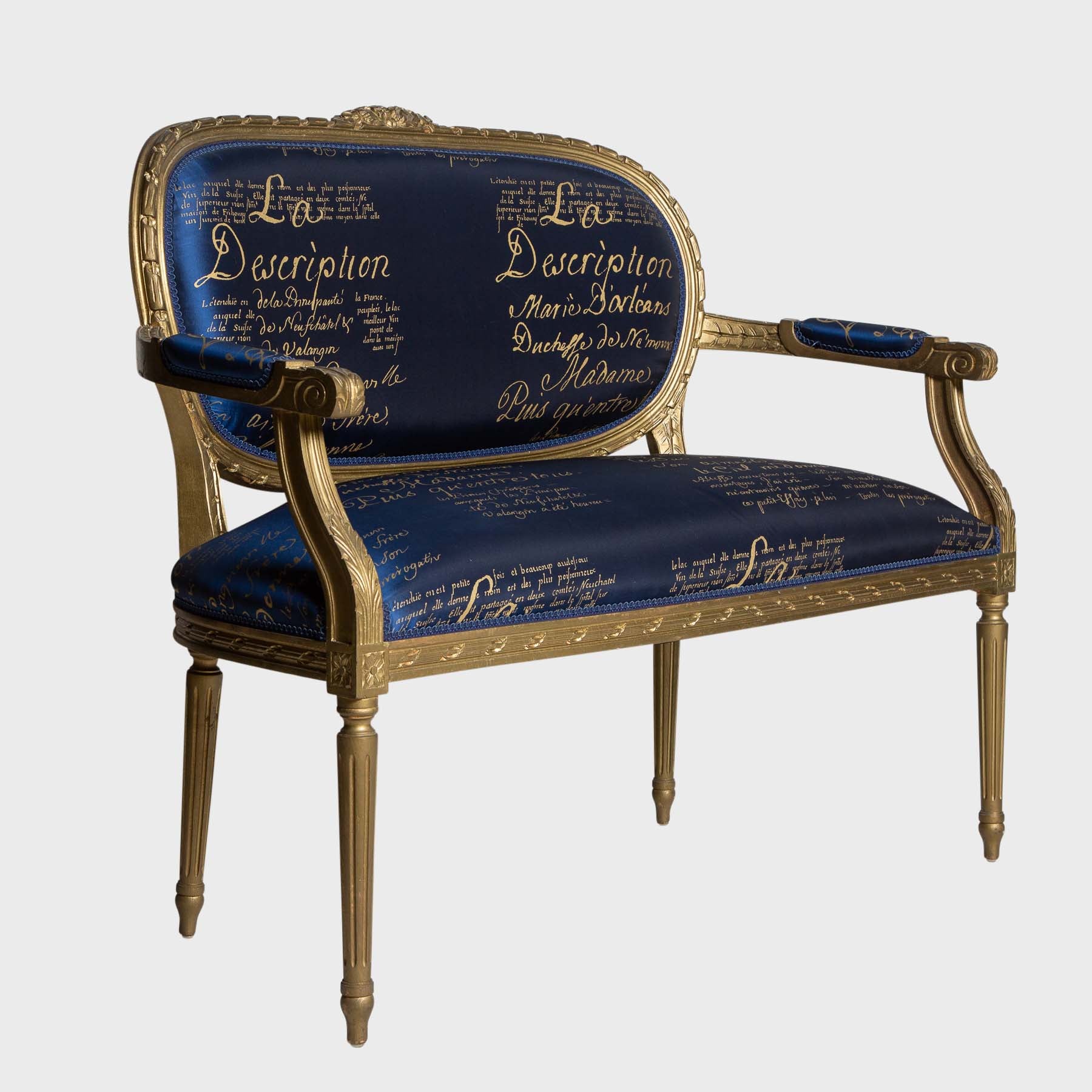 MAXFIELD PRIVATE COLLECTION | QUARTERMAINE OVAL BACK COUCH - Image 6