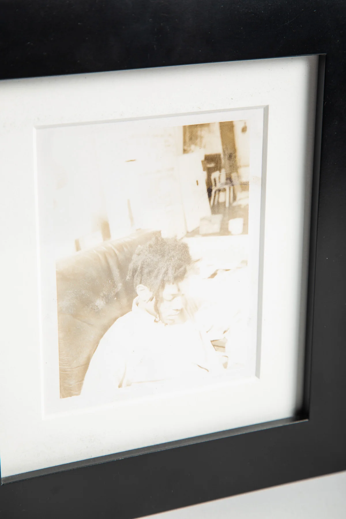 MAXFIELD PRIVATE COLLECTION | VINTAGE BASQUIAT POLAROID, FRAMED - Image 2