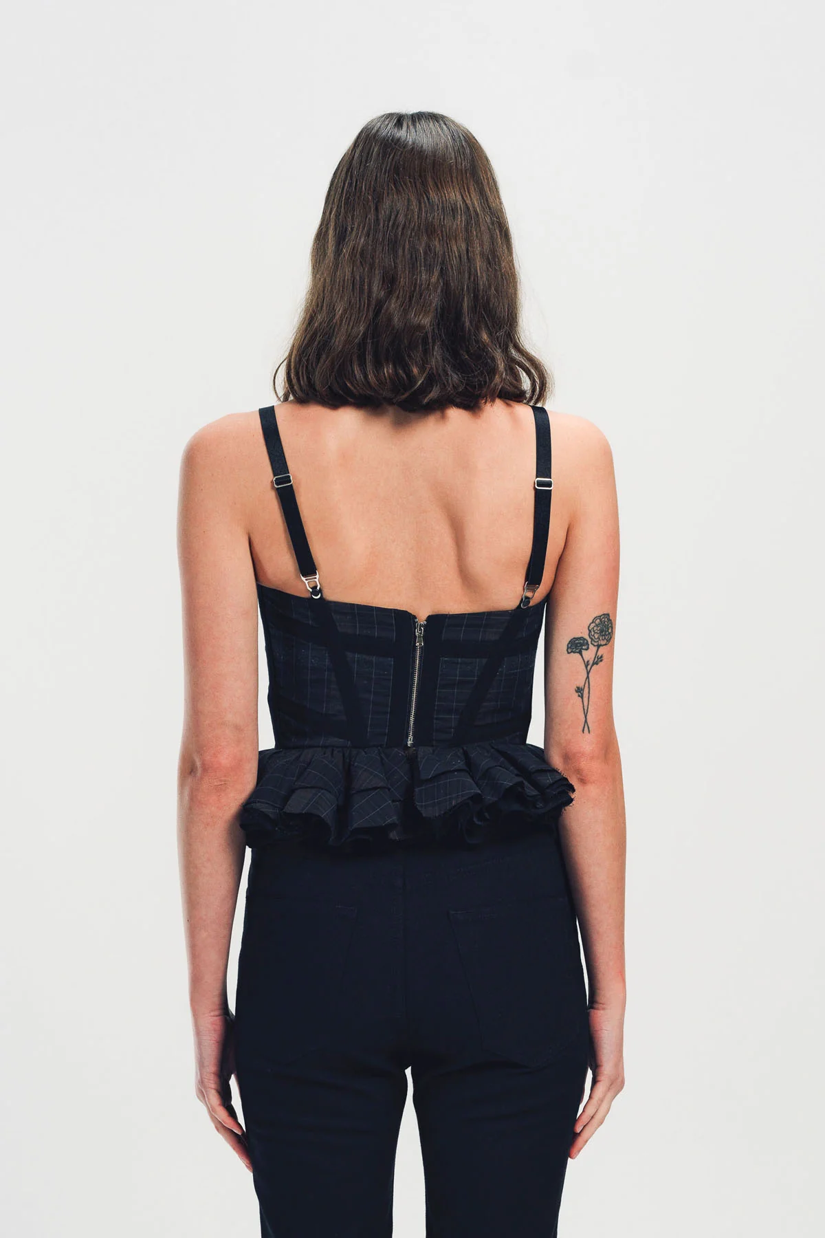 MERUERT TOLEGEN | CORSET RUFFLE TOP - Image 4
