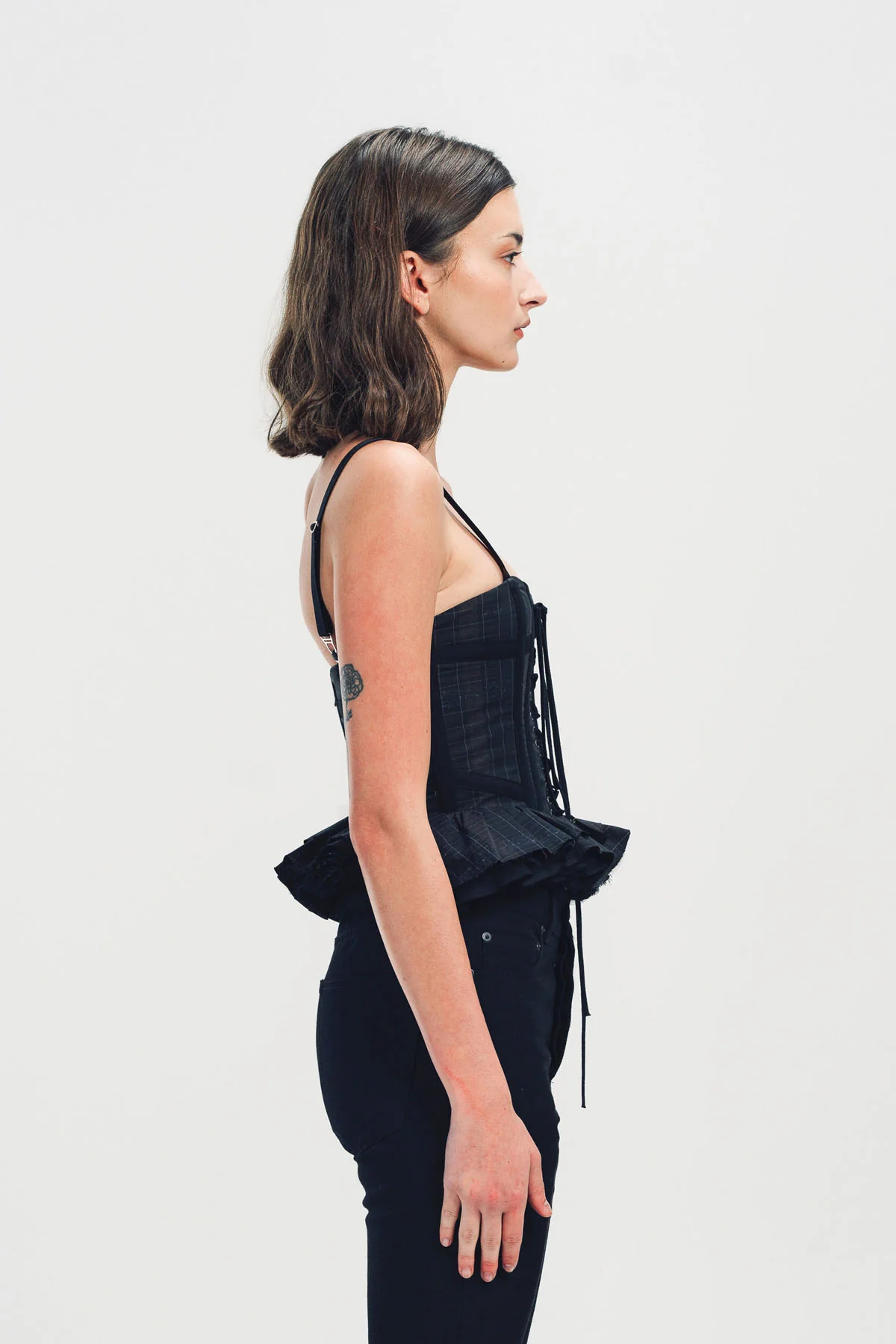 MERUERT TOLEGEN | CORSET RUFFLE TOP - Image 5