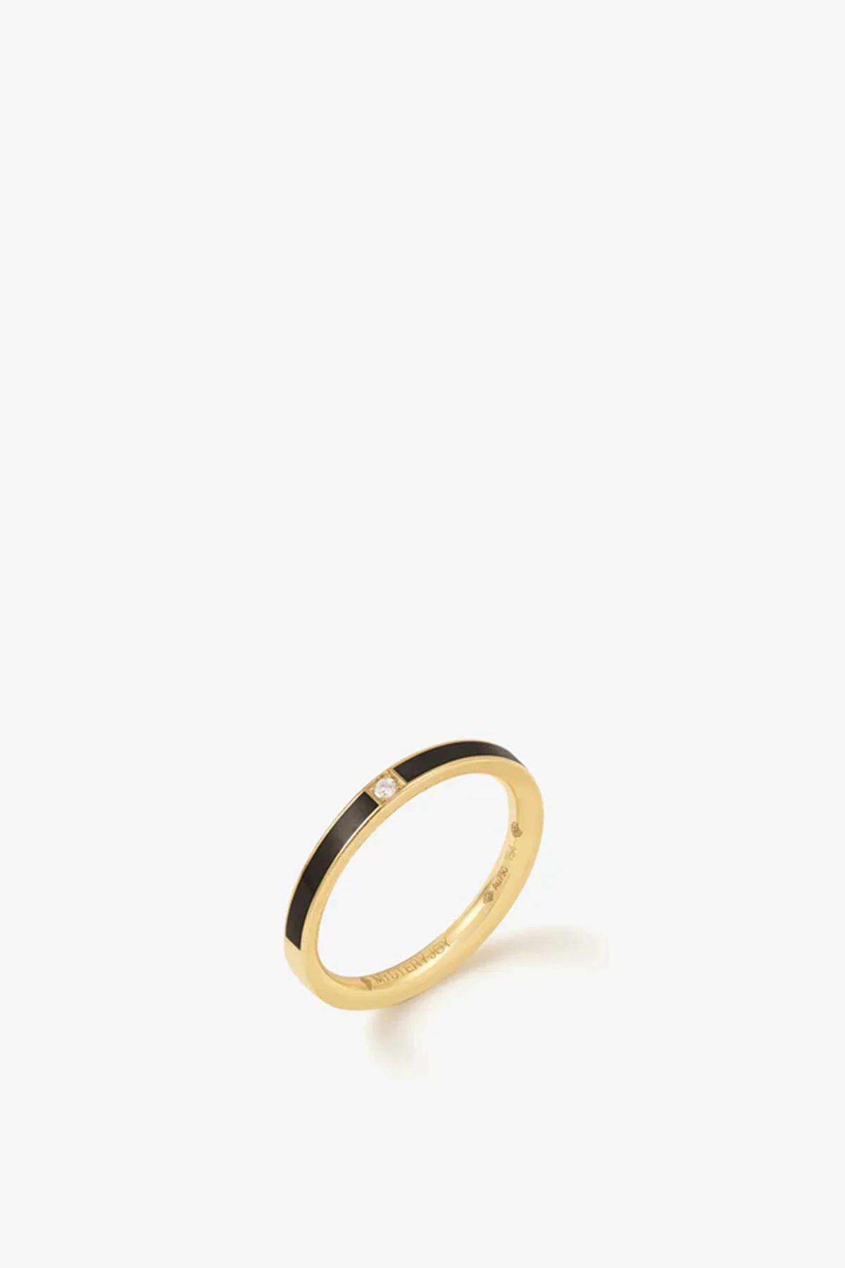 MYSTERYJOY | YELLOW GOLD & DIAMOND SONGE RING - Image 2