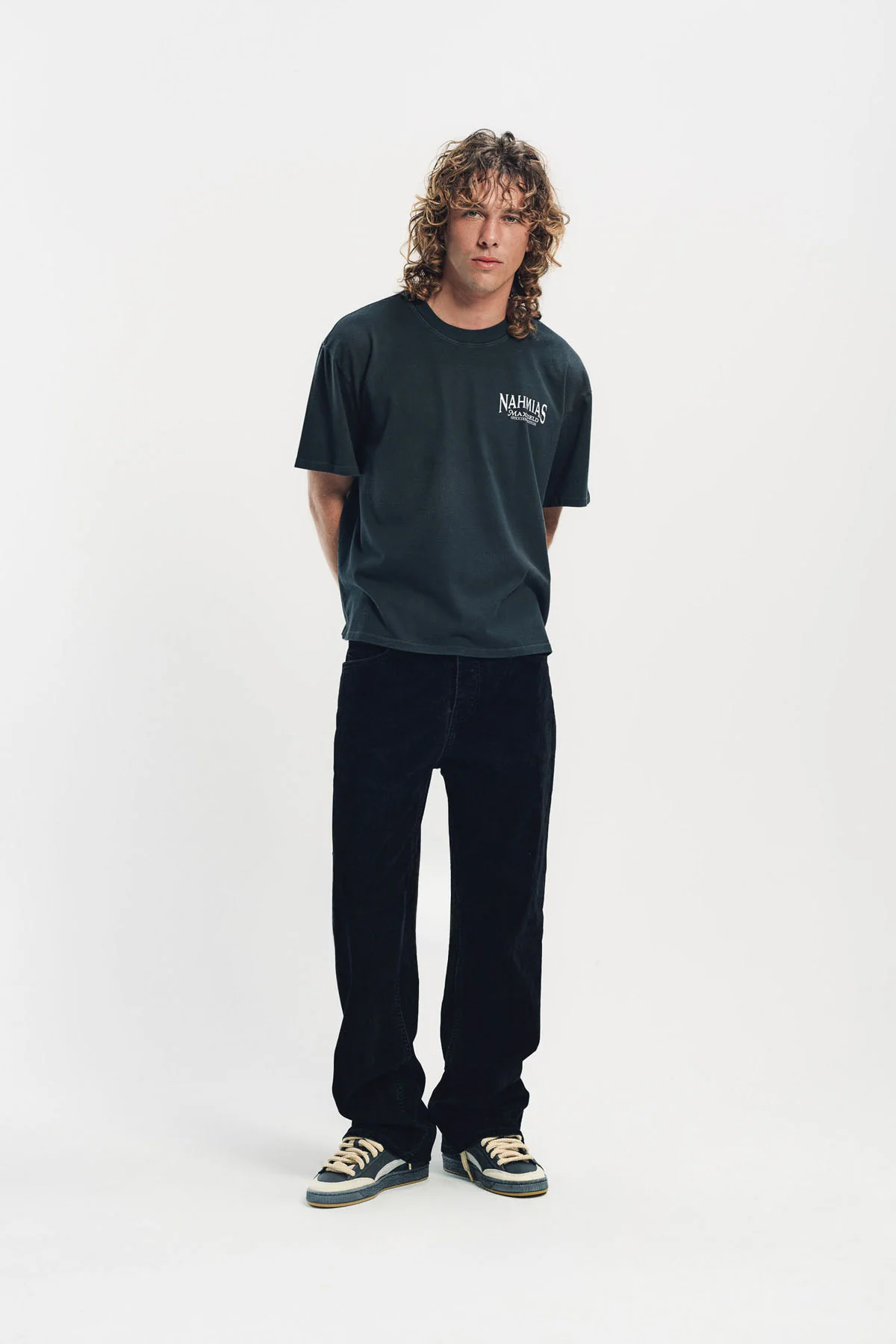NAHMIAS | BLACK MAXFIELD CRAFT SUPPLIER T-SHIRT
