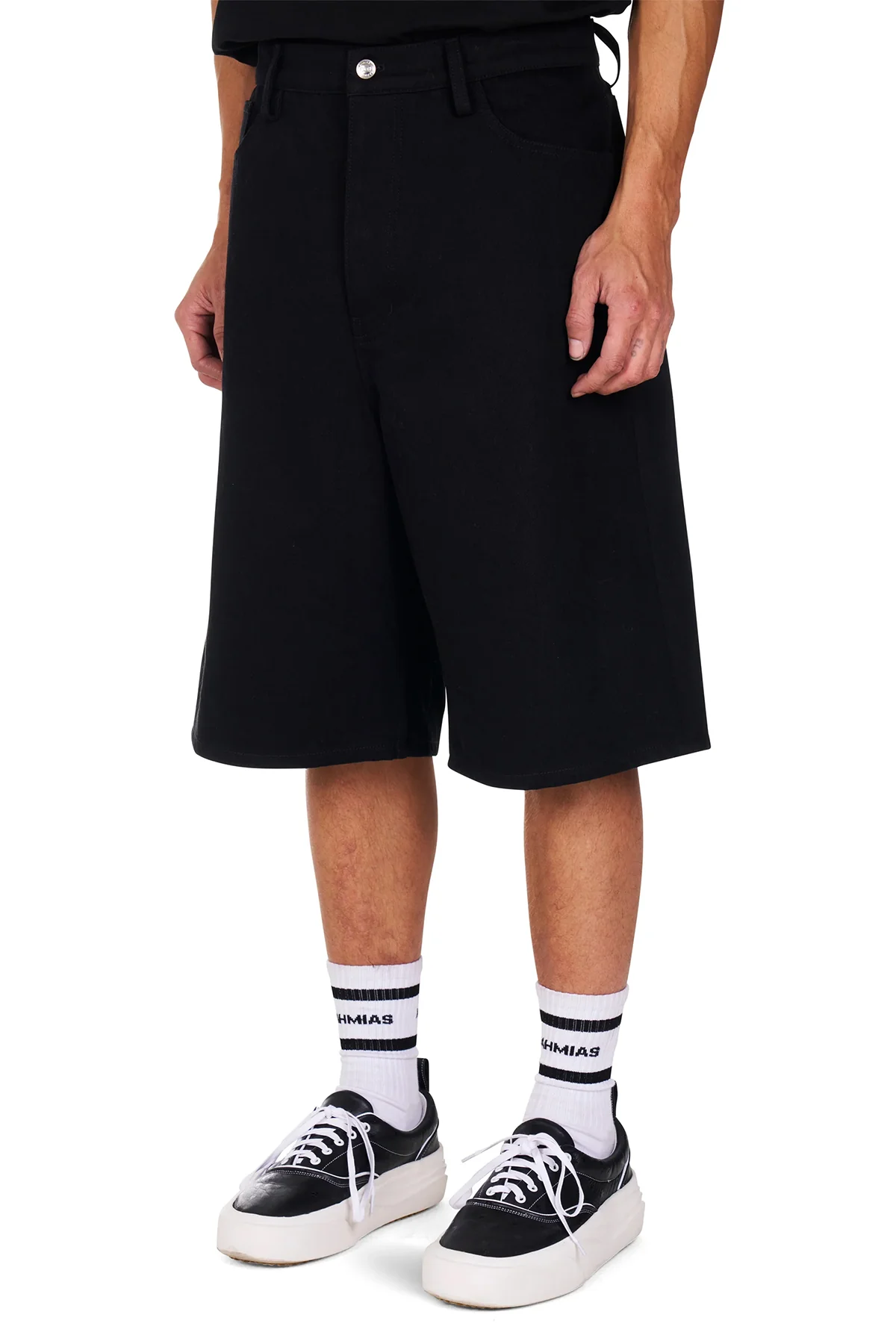 NAHMIAS | DENIM BAGGY CARPENTER SHORTS - Image 2
