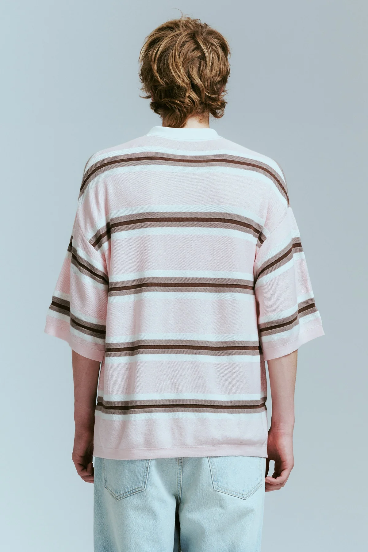 NAHMIAS | KNIT STRIPED POLO - Image 3