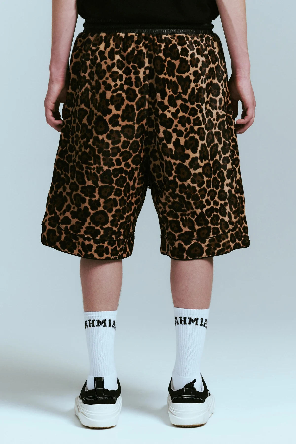 NAHMIAS | LEOPARD BASKETBALL SHORTS - Image 2