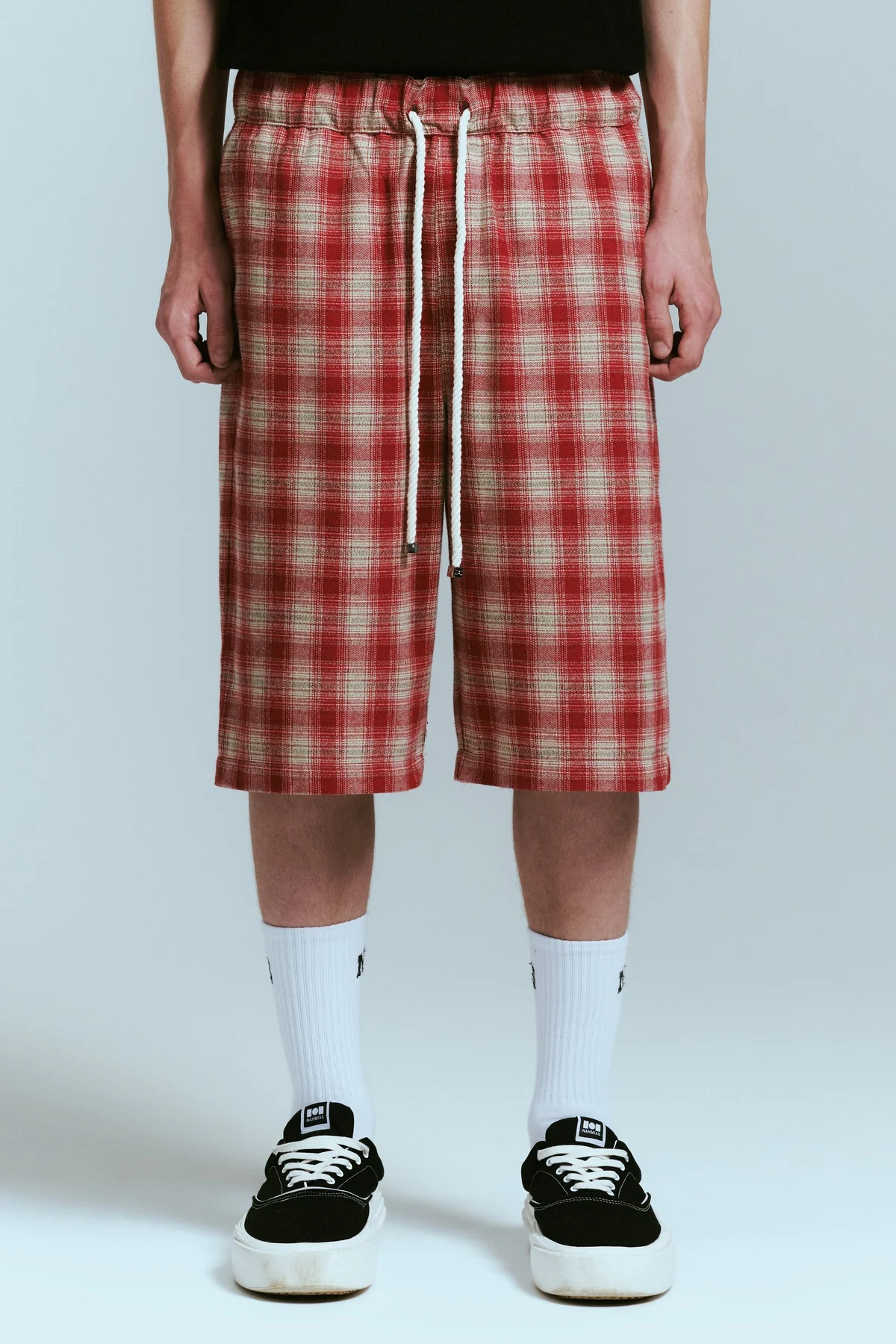 NAHMIAS | PLAID RELAXED SHORTS