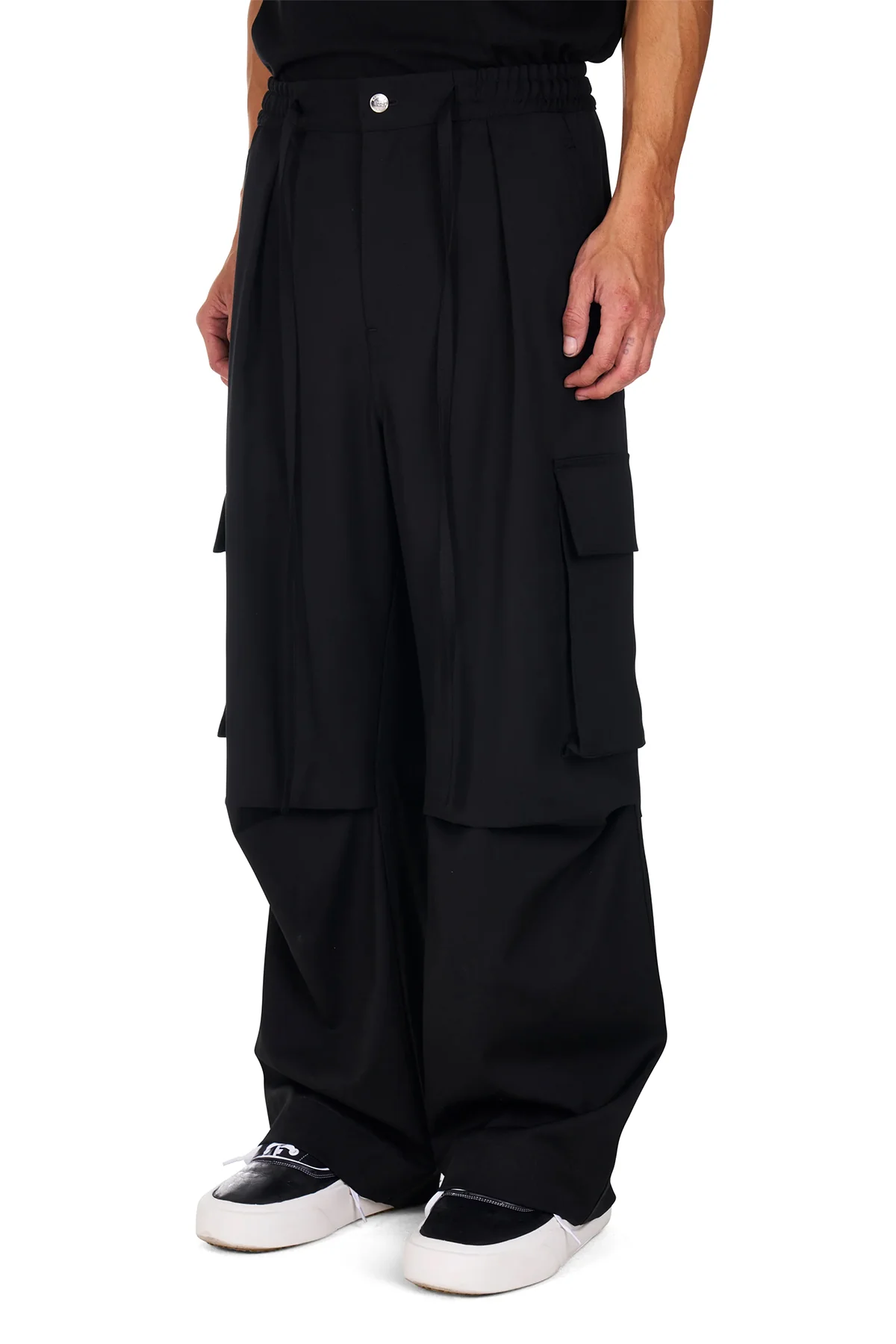 NAHMIAS | PLEATED CARGO PANTS - Image 2