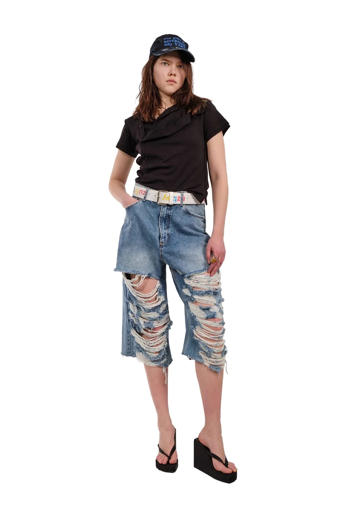 Natasha Zinko | Resort Ragged Long Shorts