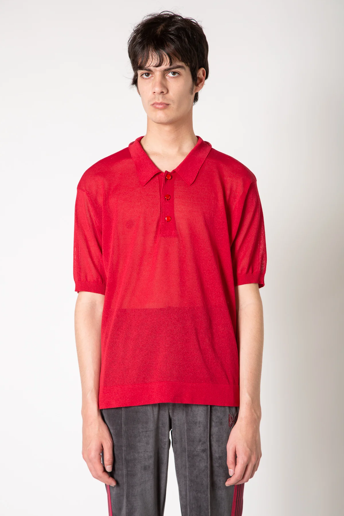 NEEDLES | POLO SWEATER - Image 2