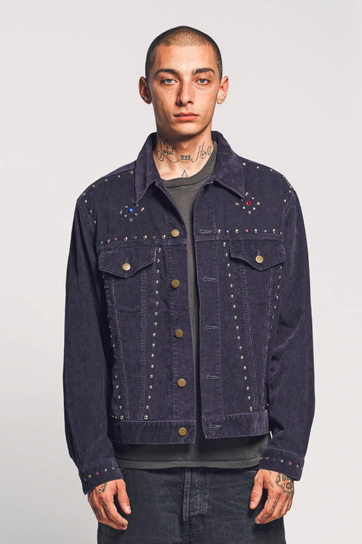 NEEDLES | STUDDED JEAN JACKET - Image 2
