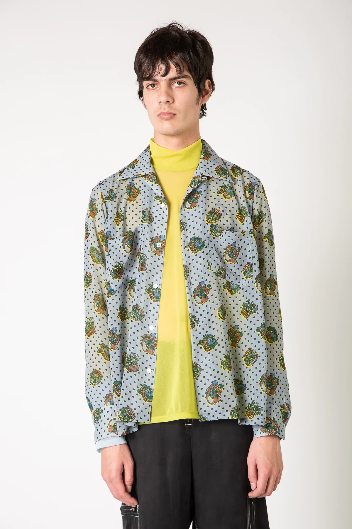 NOMARHYTHM TEXTILE | CHIFFON BASKETS SHIRT - Image 2