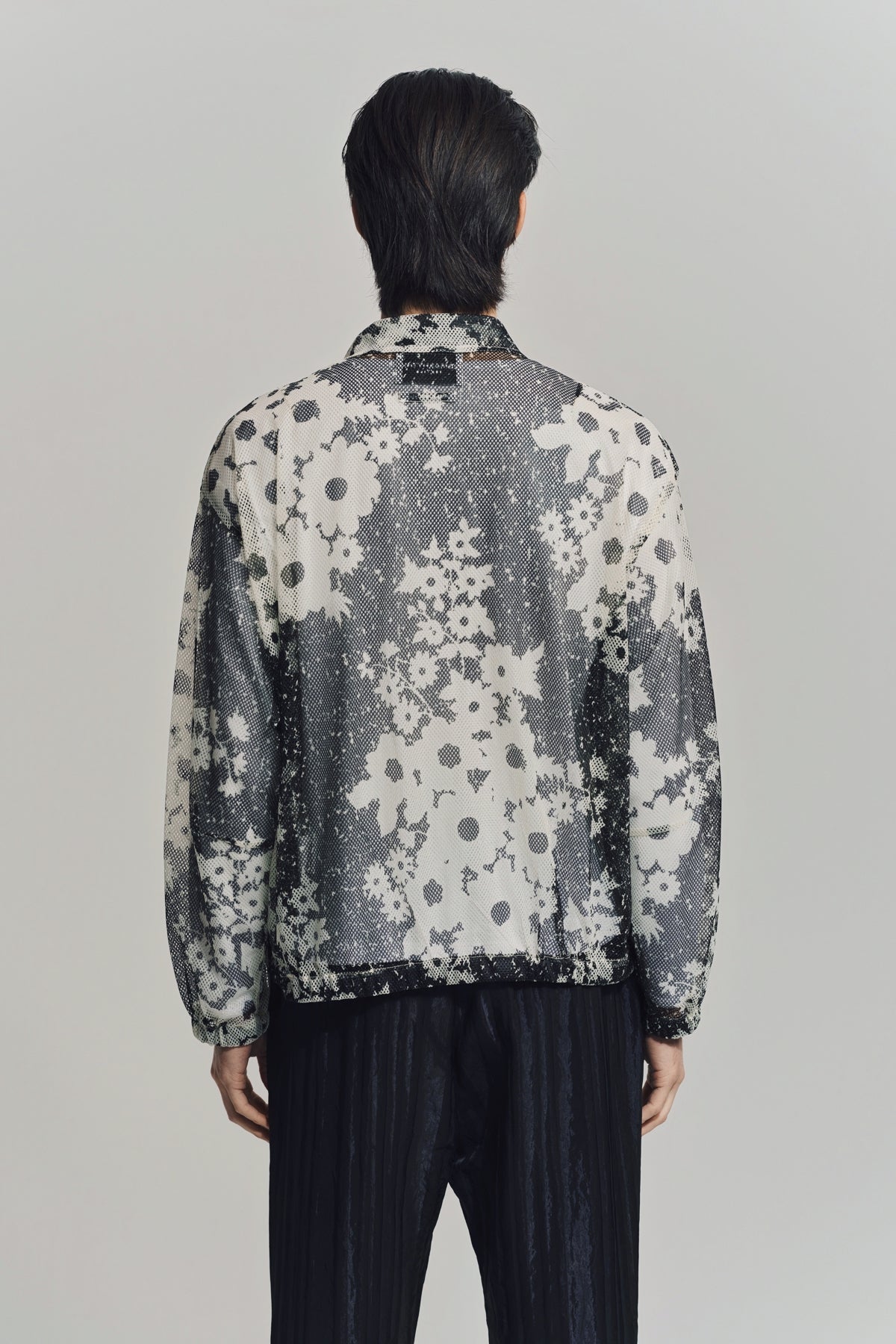 NOMARHYTHM TEXTILE | FLORAL MESH ZIP BLOUSON - Image 4
