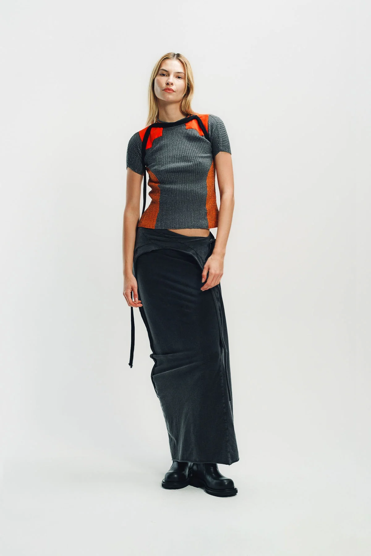 OTTOLINGER | SLIT MAXI SKIRT