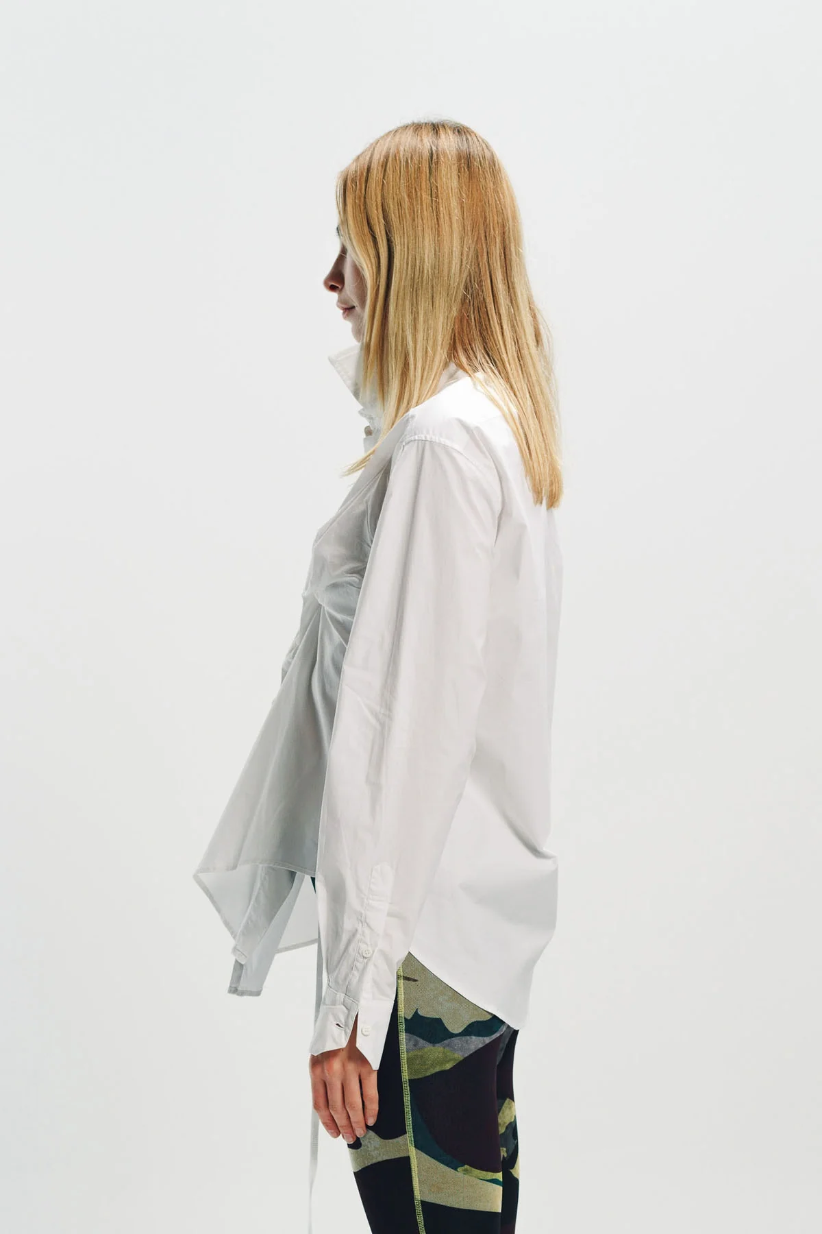 OTTOLINGER | TWISTED & PLEATED LONG SLEEVE SHIRT - Image 3