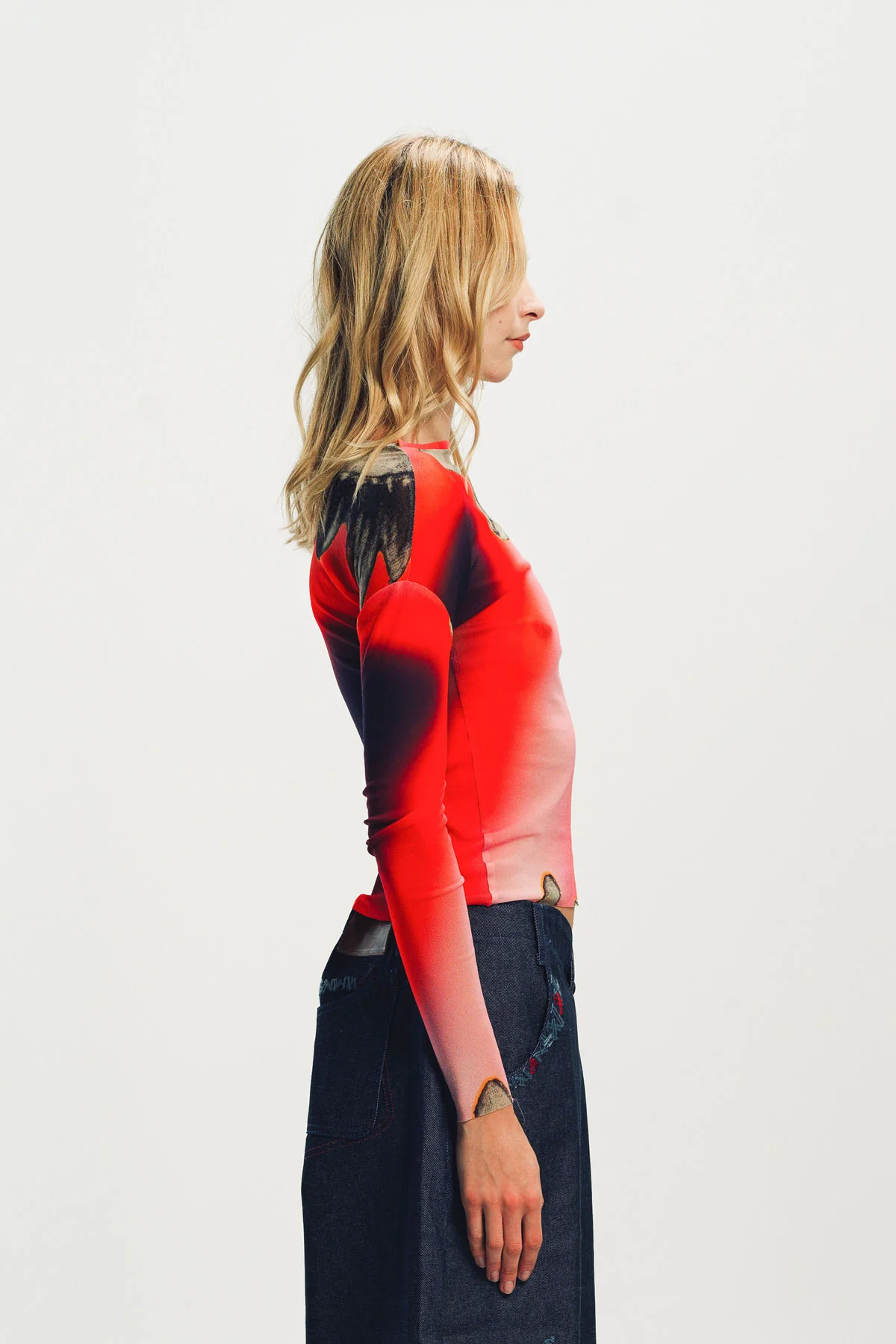 PAULA CANOVAS DEL VAS | ACID FLOWER MESH TOP - Image 5