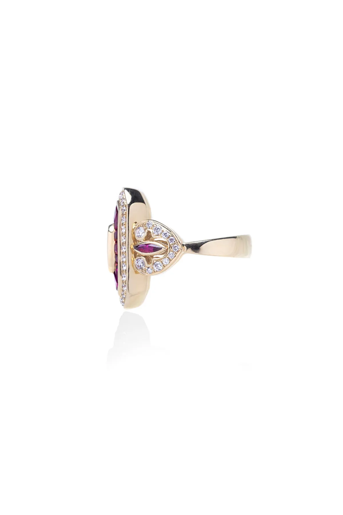 RAINBOW K | ROYAL DIAMOND & RUBY RING - Image 2
