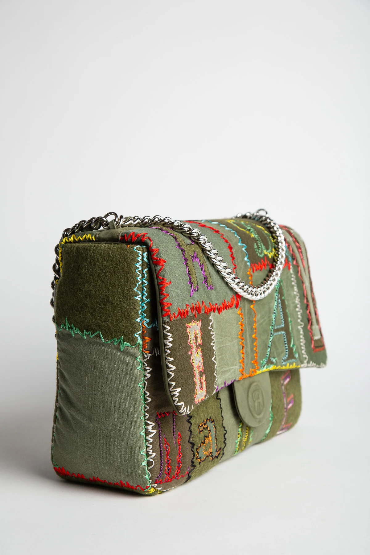READYMADE | PATCHWORK BIG CHAIN BAG - Image 2