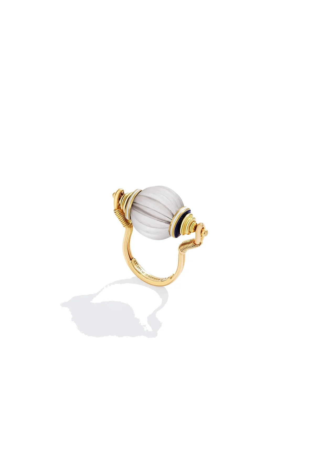 Renato Cipullo | Rock Crystal Bocce Ring