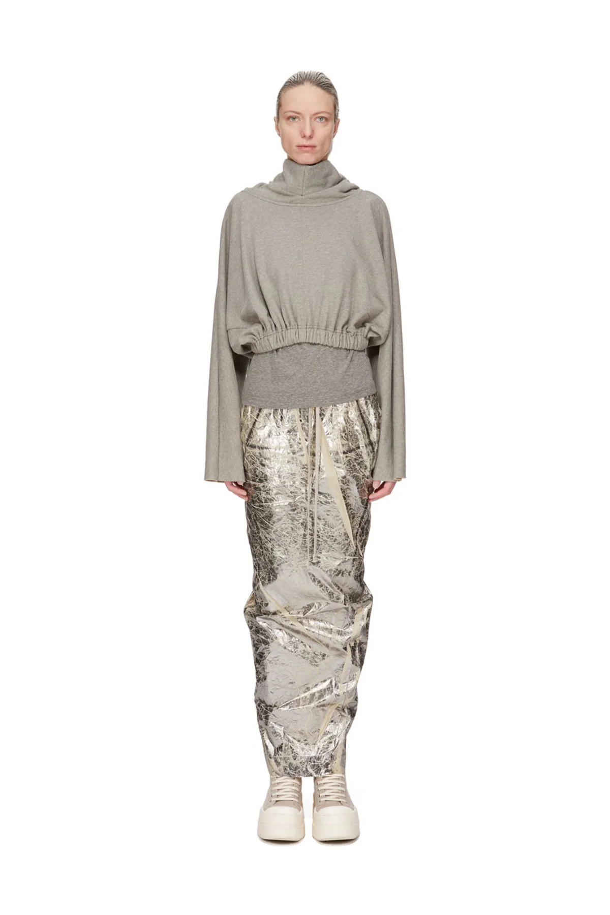 RICK OWENS DRKSHDW | CROPPED HOODED TUNIC