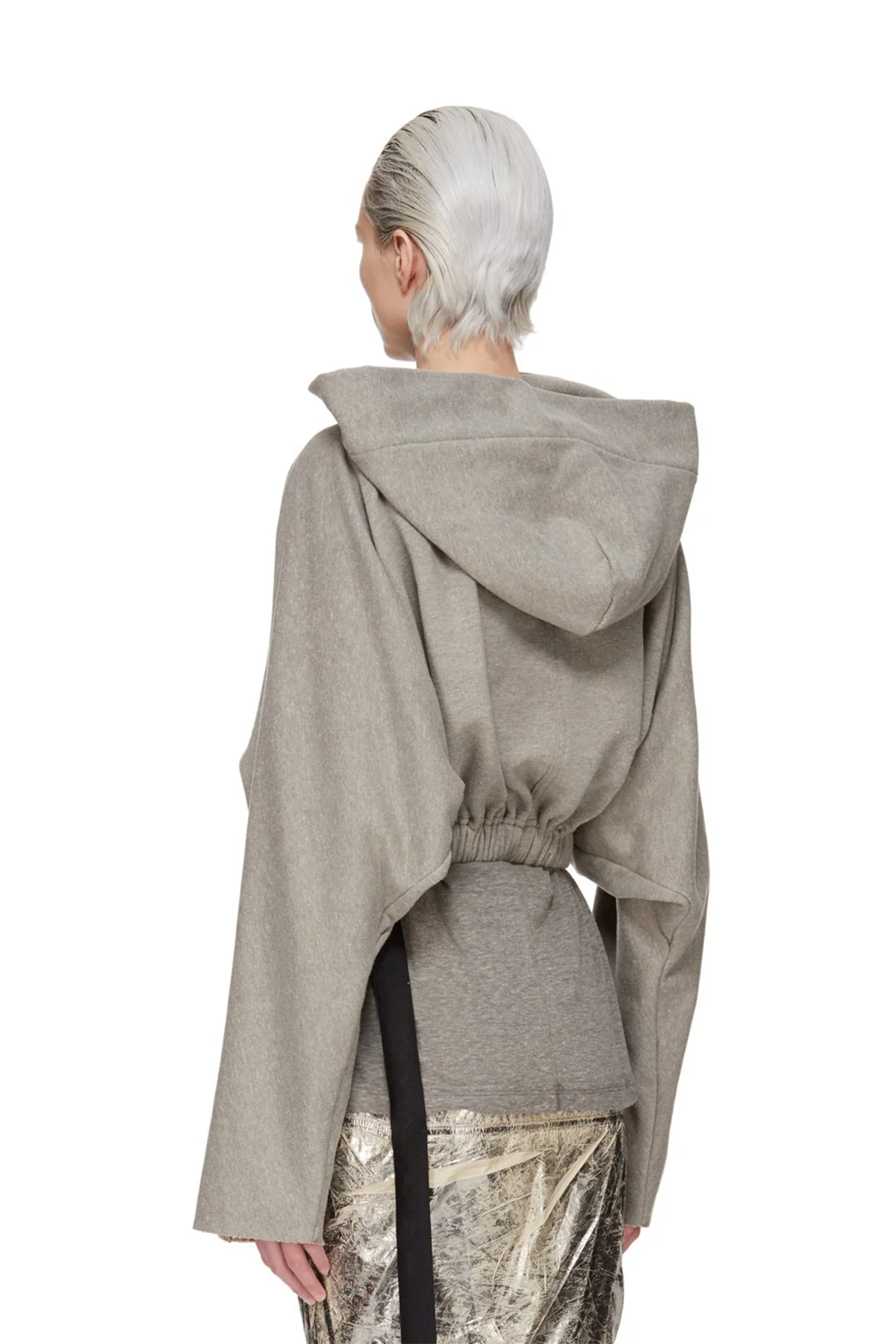 RICK OWENS DRKSHDW | CROPPED HOODED TUNIC - Image 5