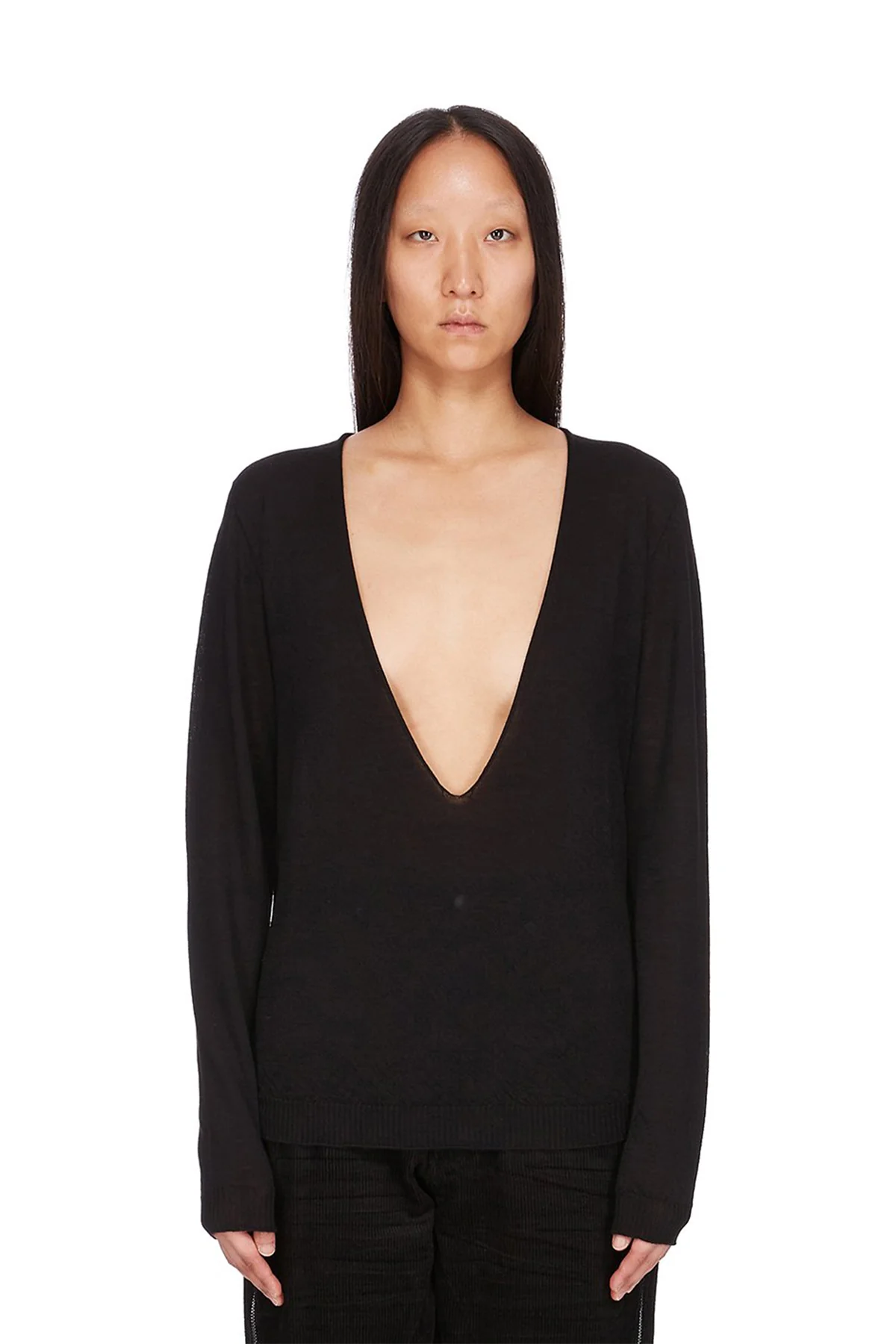 RICK OWENS | EXTREME V-NECK PULLOVER - Image 2