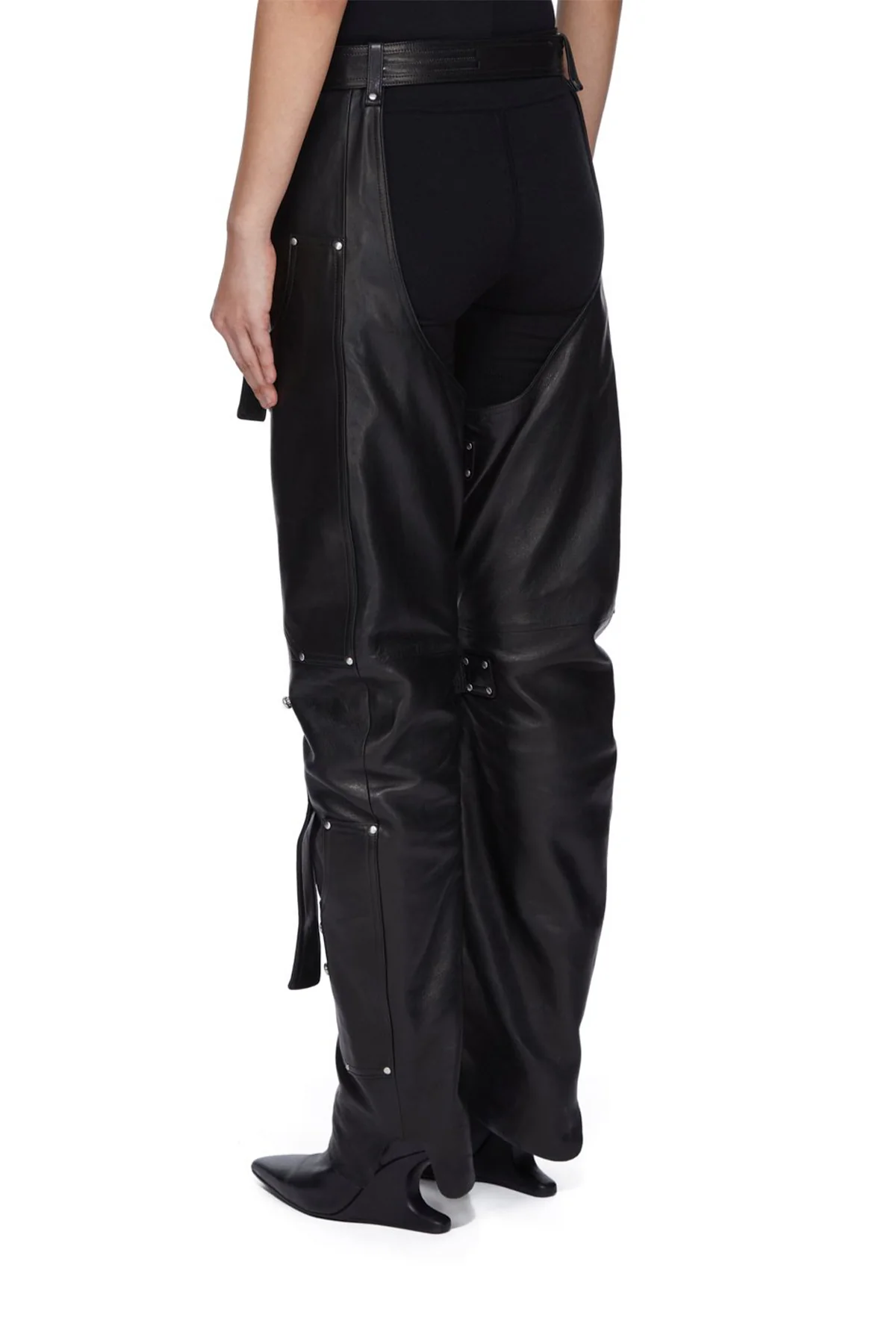 RICK OWENS | LEO PROTHMANN CHAP PANTS - Image 4