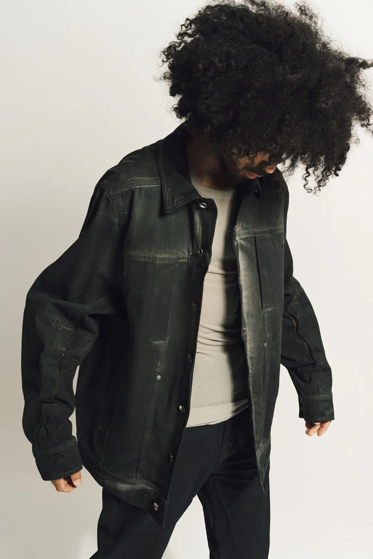 RICK OWENS | LIDO DENIM WORKER JACKET - Image 2