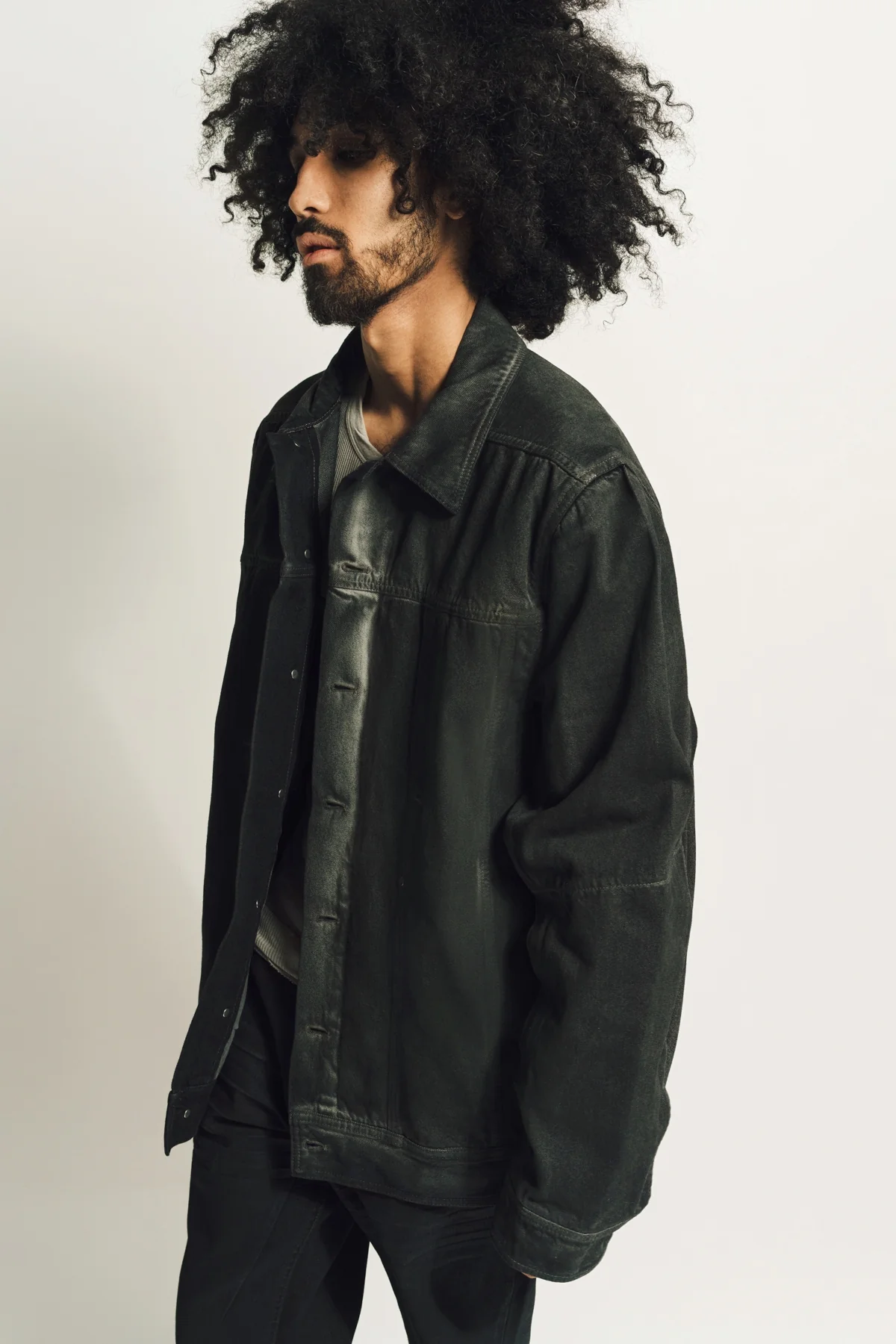 RICK OWENS | LIDO DENIM WORKER JACKET - Image 3