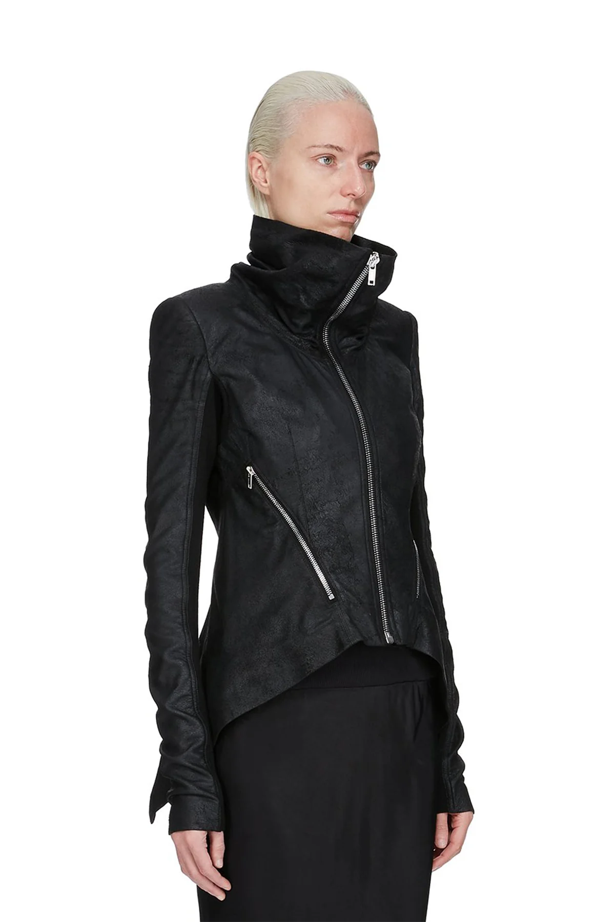 RICK OWENS | ZIPFRONT NASKA BIKER JACKET - Image 3