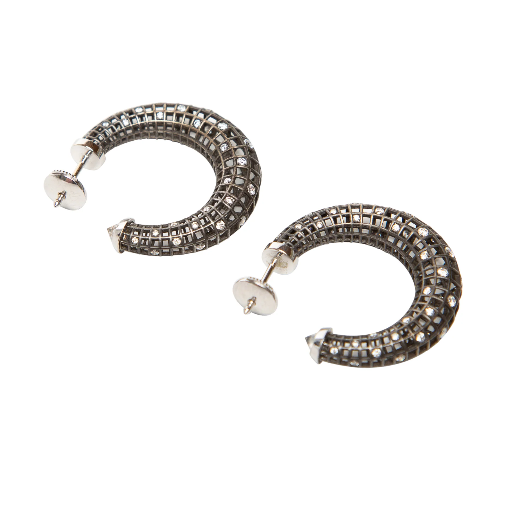 ROULE | STAR DUST SMALL HOOP EARRINGS - Image 3