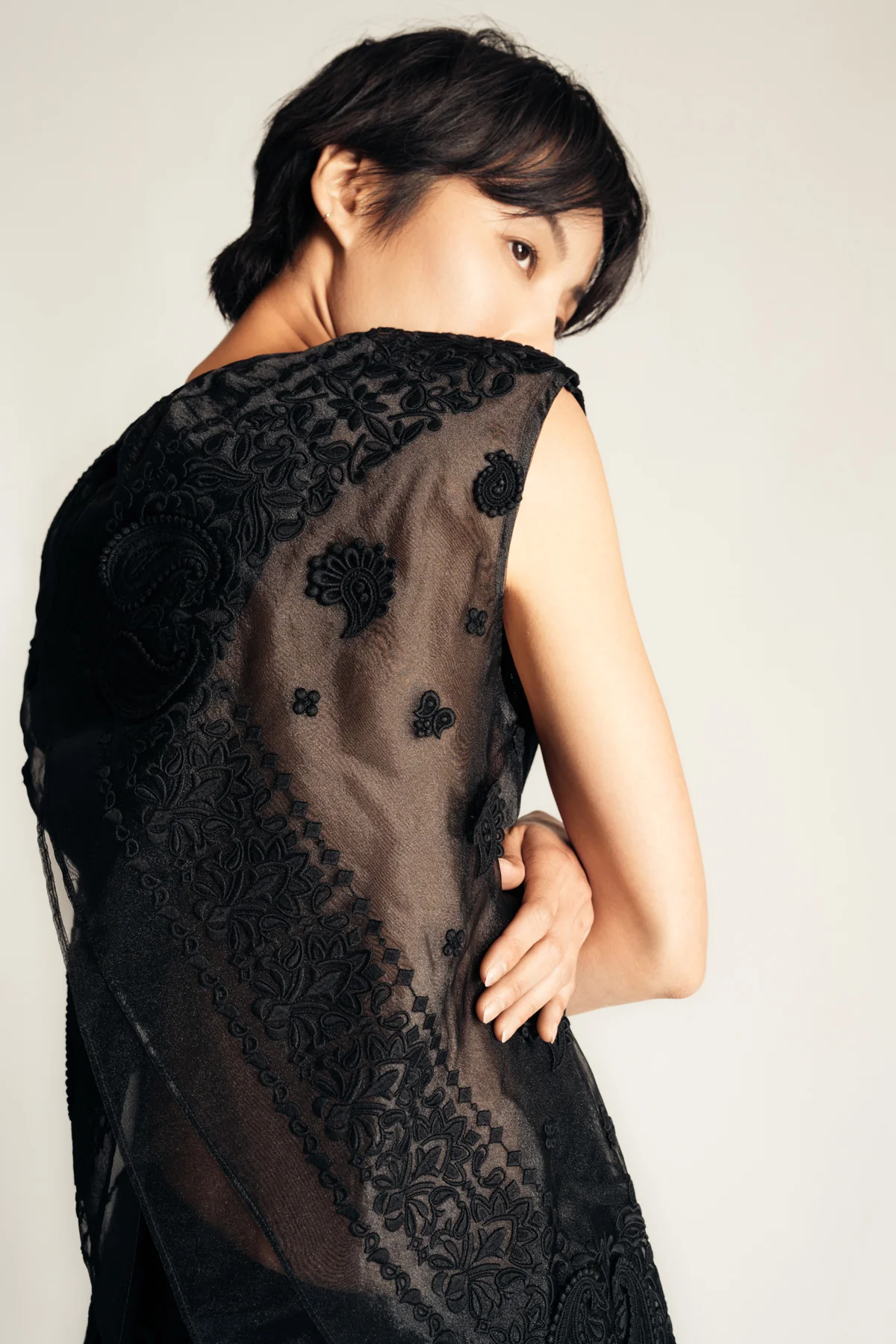SACAI | BANDANA EMBROIDERED PULLOVER - Image 3