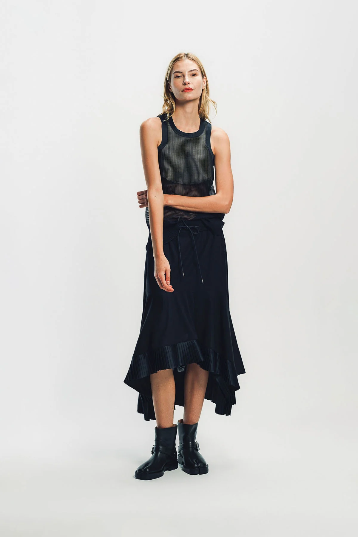 SACAI | BROADCLOTCH SKIRT