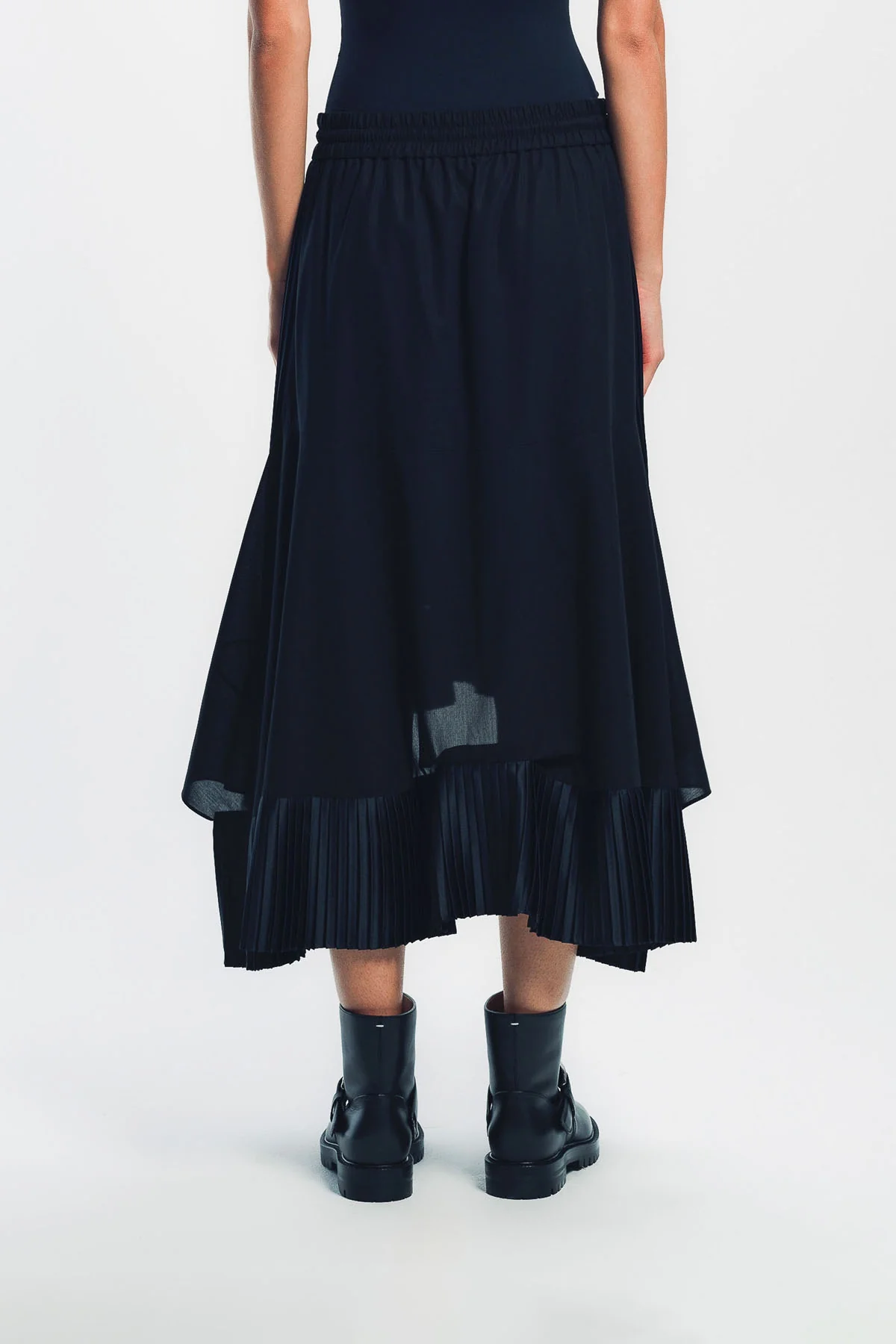 SACAI | BROADCLOTCH SKIRT - Image 4