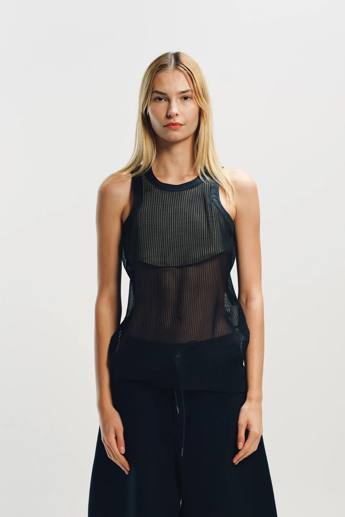 SACAI | CHIFFON TANK - Image 2