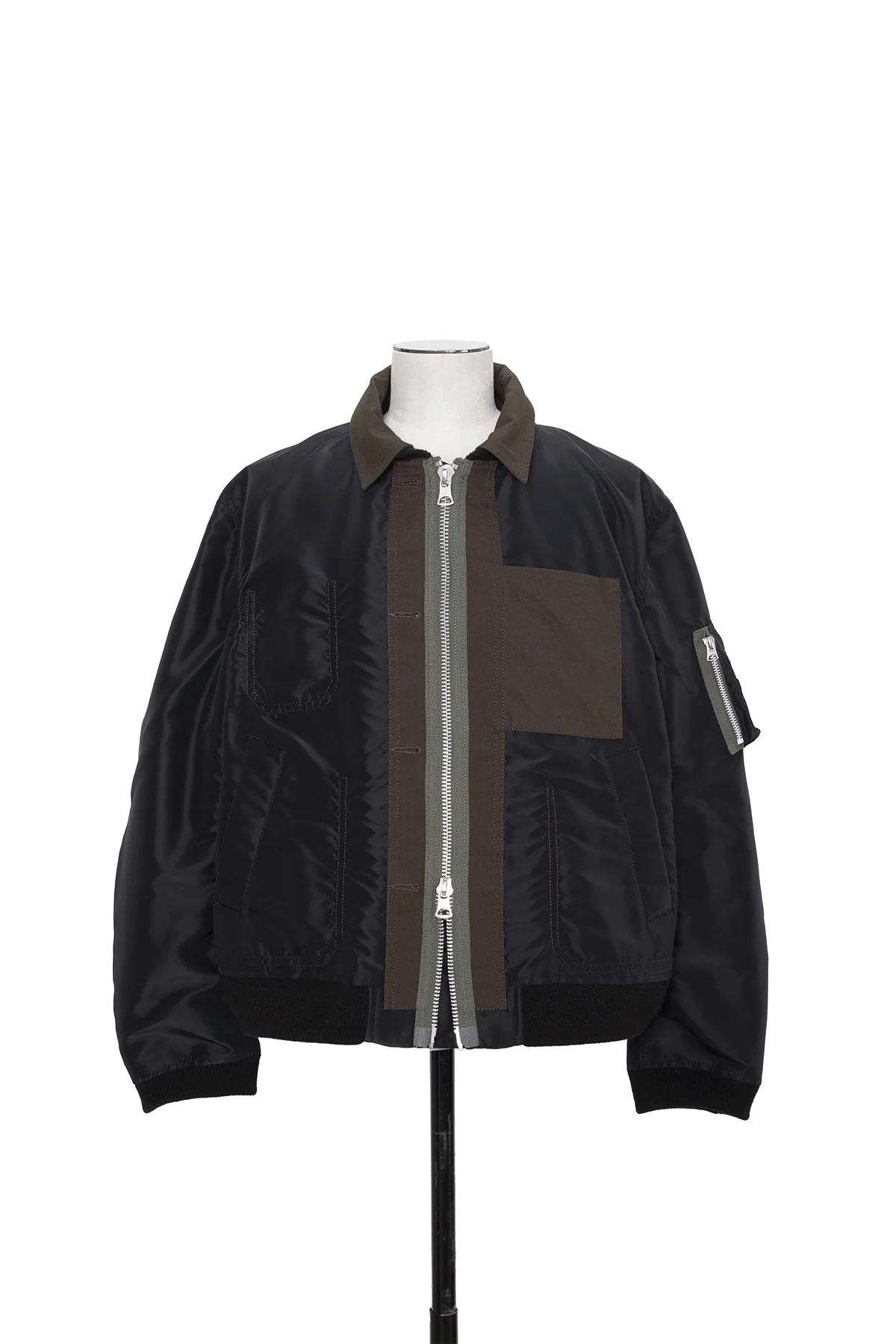 SACAI | Nylon Twill x Rip Stop Reversible Blouson - Image 7