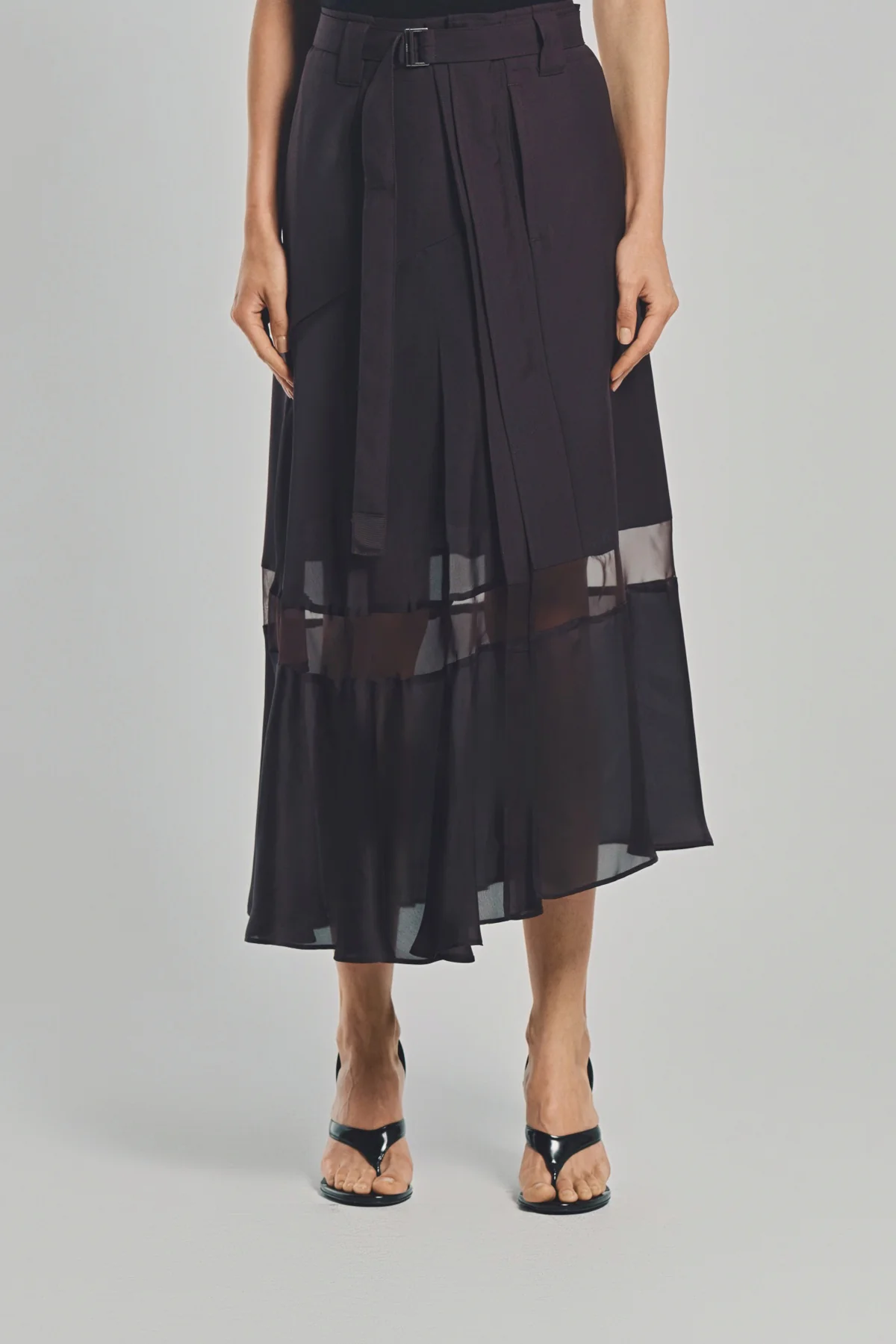 SACAI | SUITING MIX SKIRT - Image 2