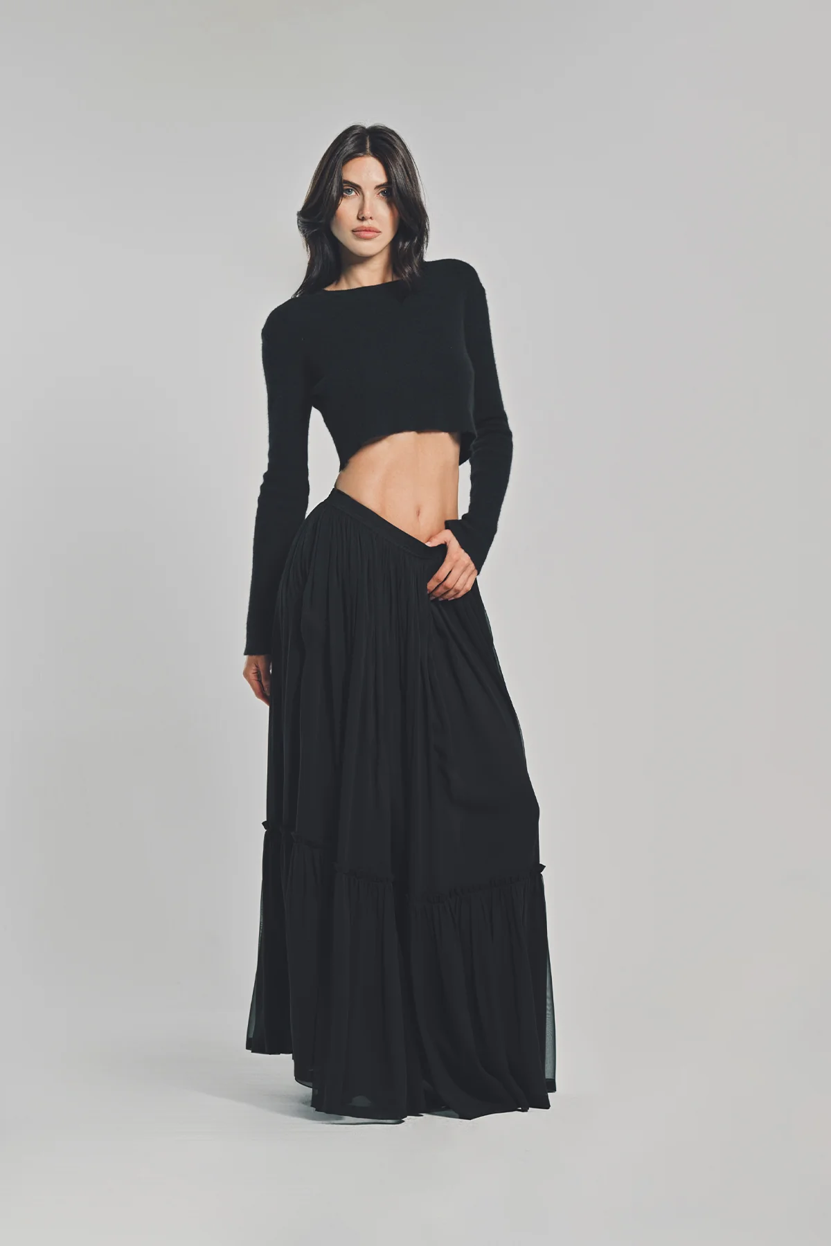 SAINT LAURENT | CROPPED PULLOVER
