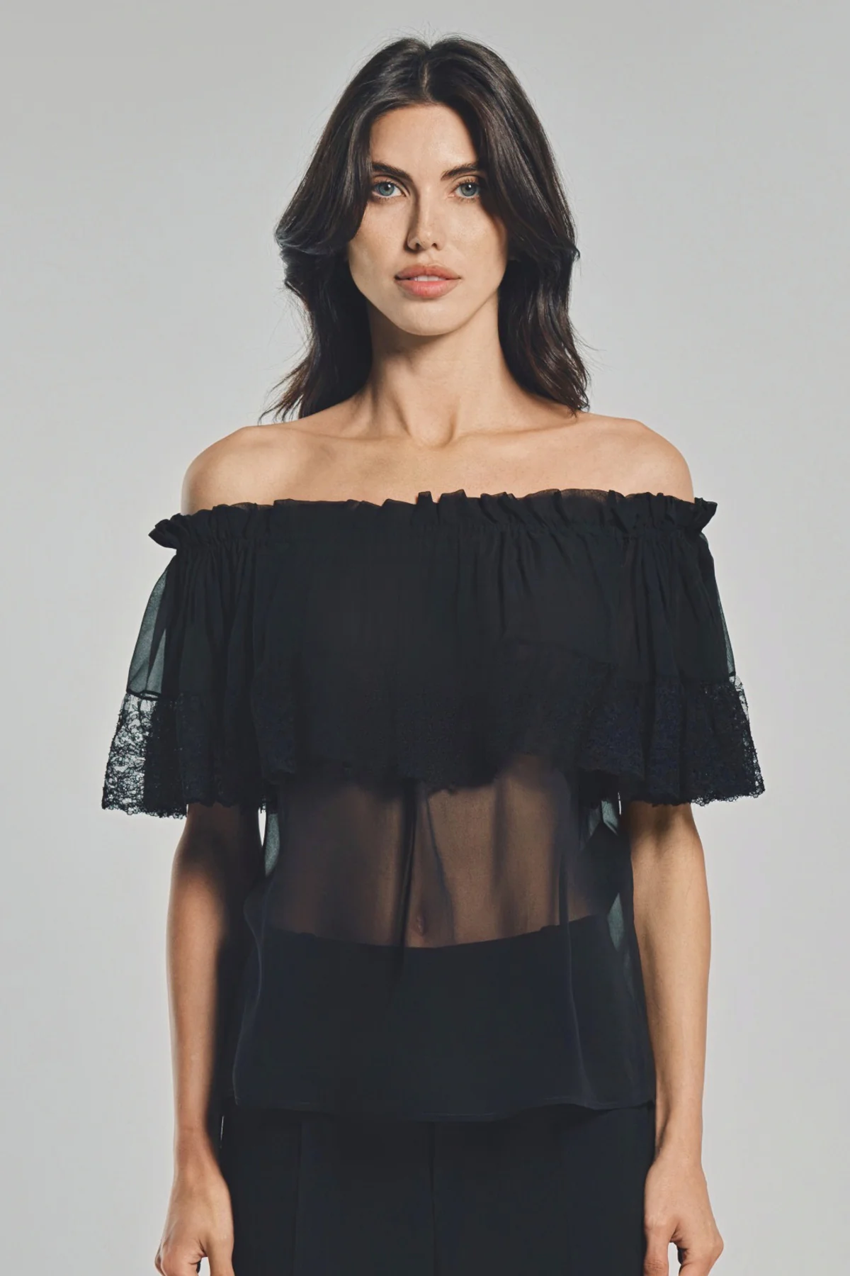 SAINT LAURENT | MOUSSELINE BLOUSE - Image 2