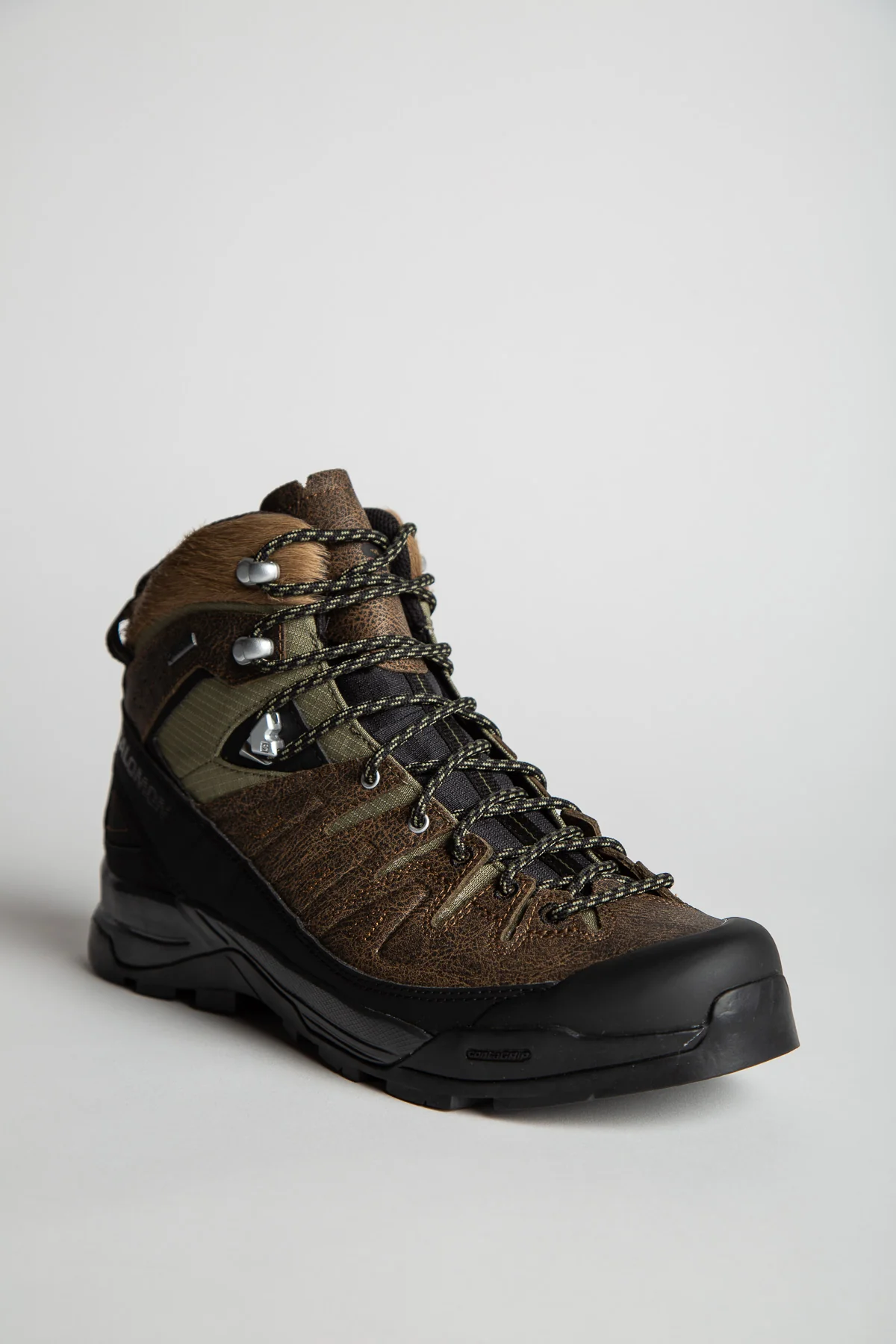 SALOMON | X-ALP MID DISTRESSED LEATHER GORE-TEX SNEAKERS - Image 3